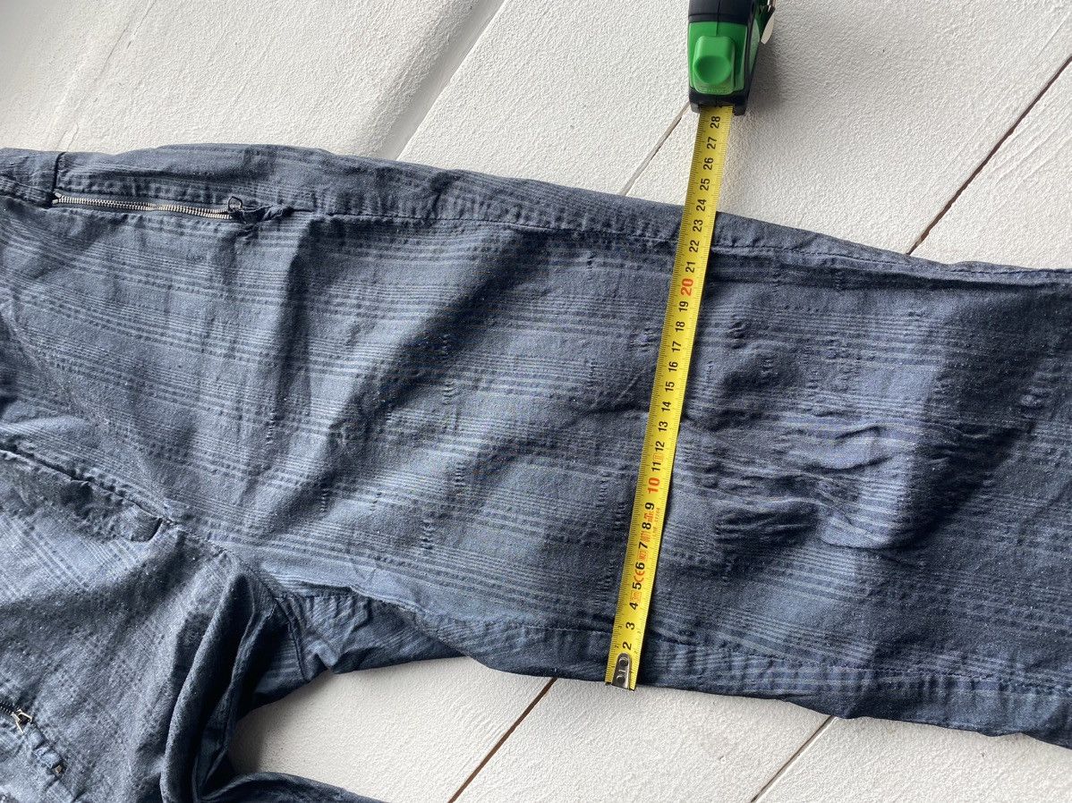 Annette Gortz × Vintage Gothic Annette Gortz Dark Blue Avant Garde Pants 29 rundholz Size 29" - 11 Thumbnail
