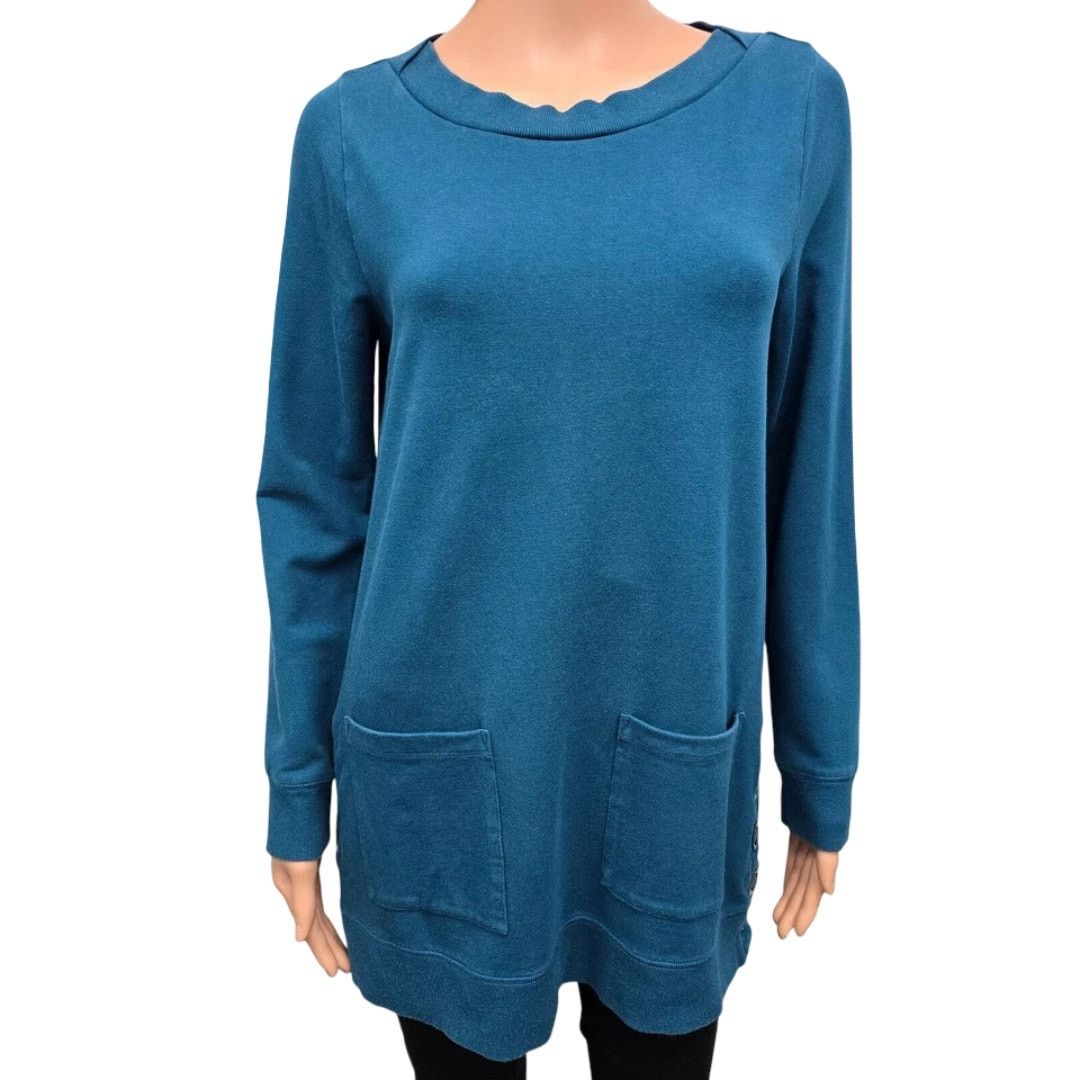 Soft Surroundings Soft Surroundings Make It Snappy Pullover Sweater Oversized Size S / US 4 / IT 40 - 3 Thumbnail