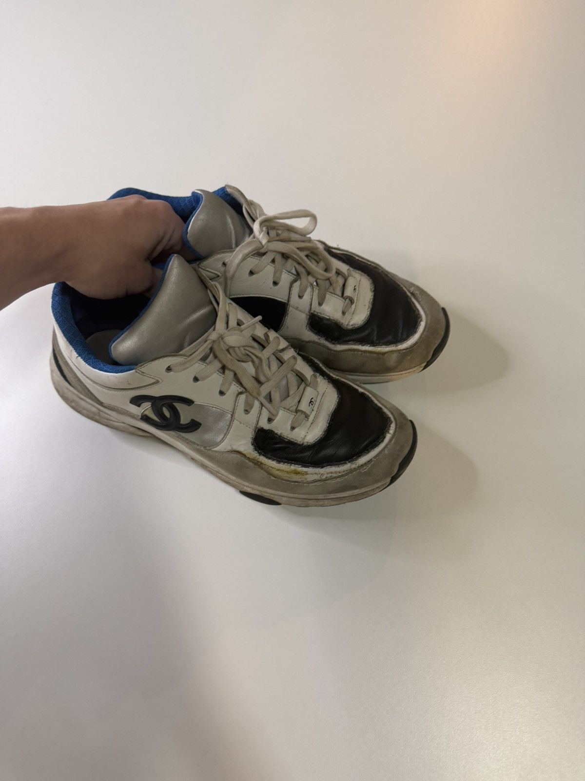 Chanel Chanel Low Top Runner Trainer Sneakers Size US 8.5 / EU 41-42 - 9 Thumbnail