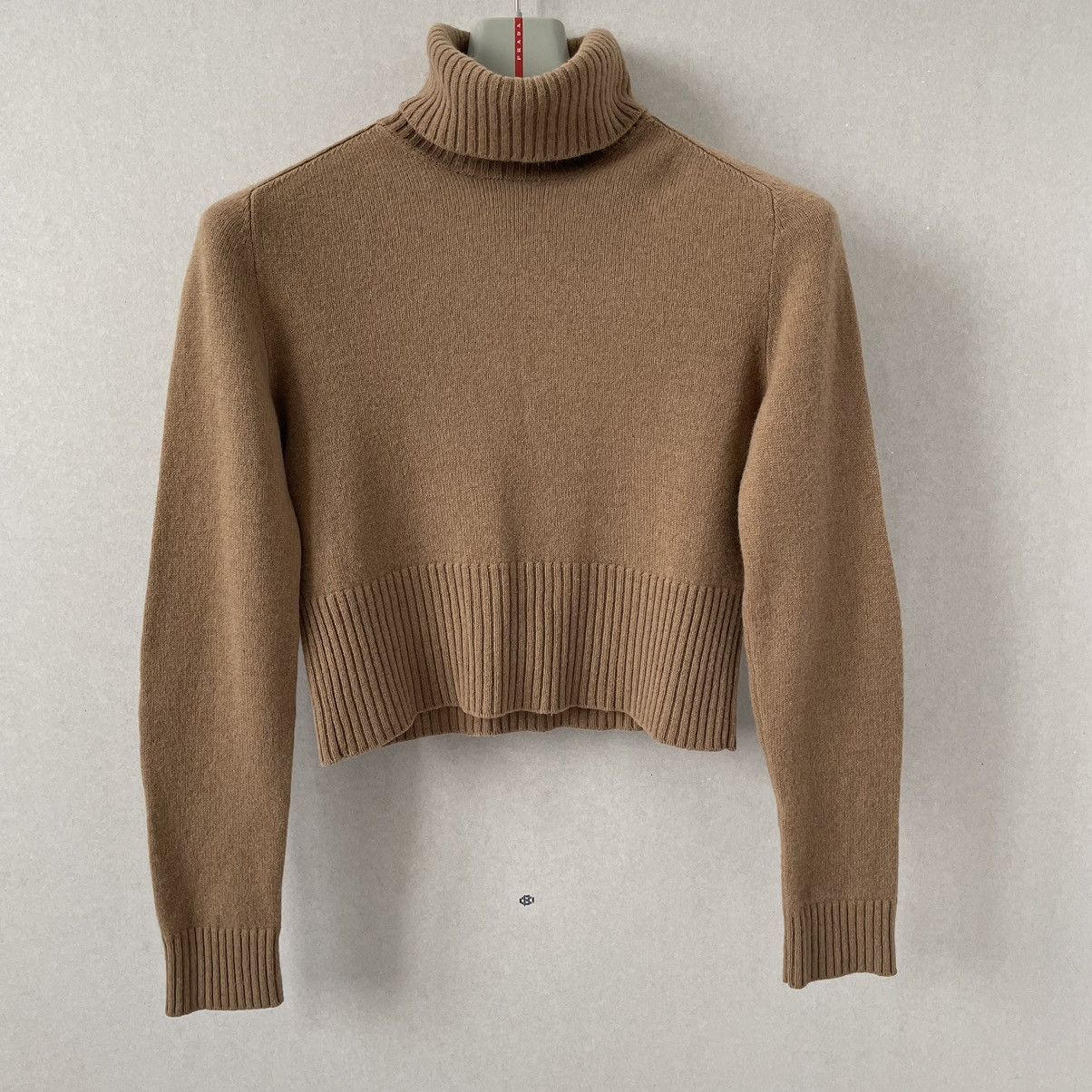 Prada prada cropped turtle neck wool sweater Size S / US 4 / IT 40 - 8 Thumbnail