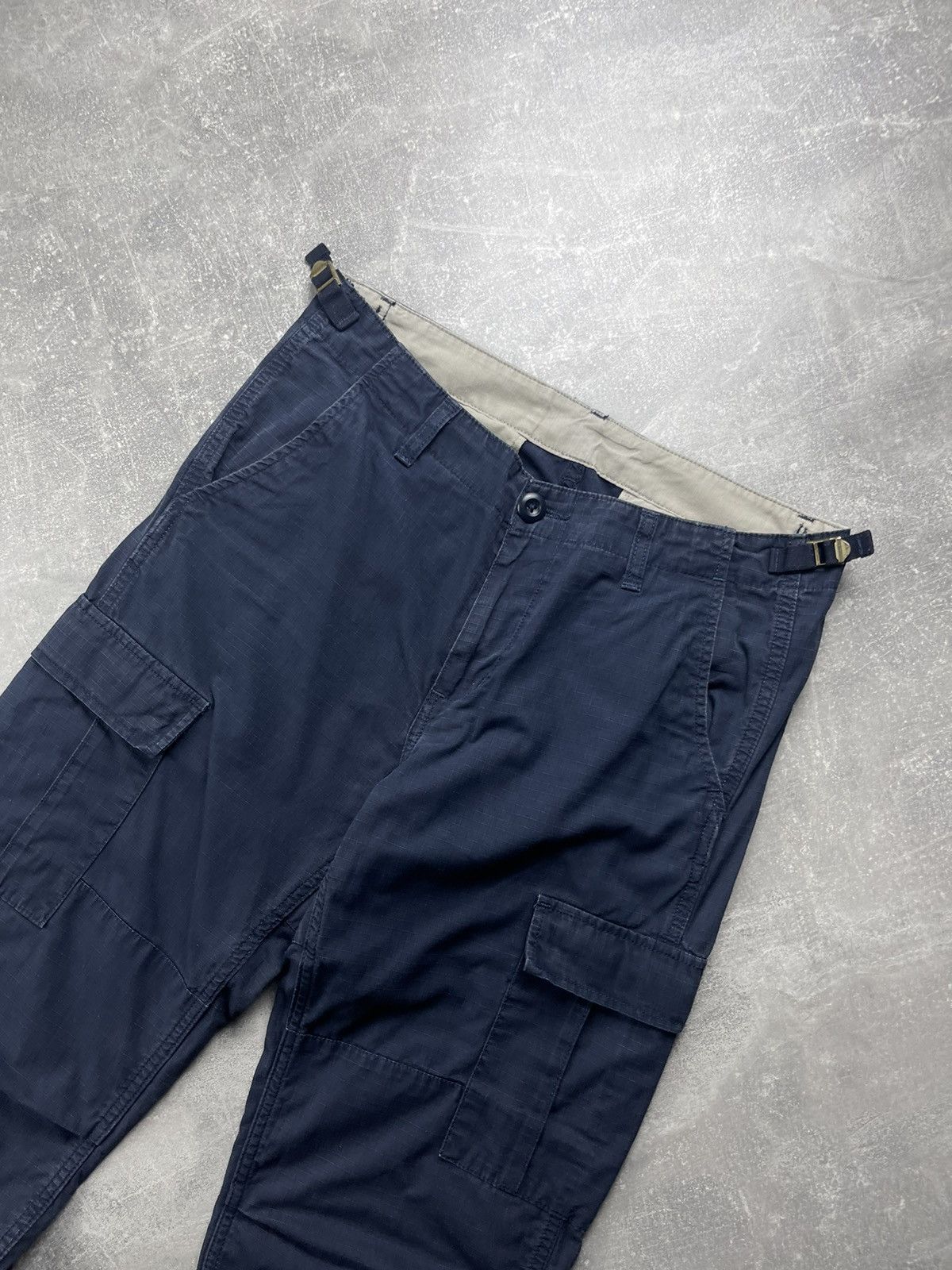 Carhartt Carhartt Aviation Pant Work Cargo Pants Navy Blue Size US 30 / EU 46 - 7 Thumbnail