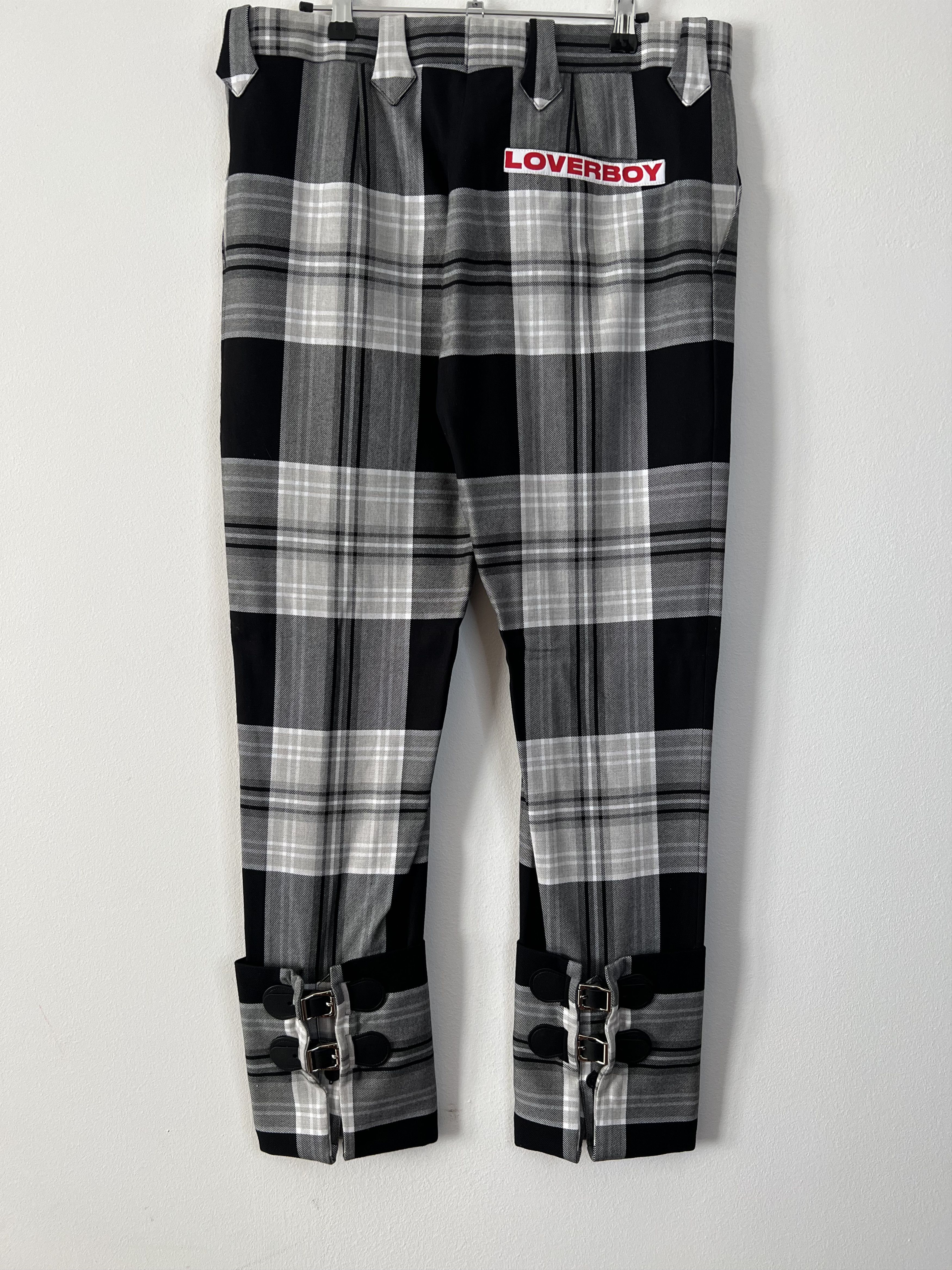 Charles Jeffrey LOVERBOY Check Cotton-Twill Trousers Size US 32 / EU 48 - 4 Thumbnail