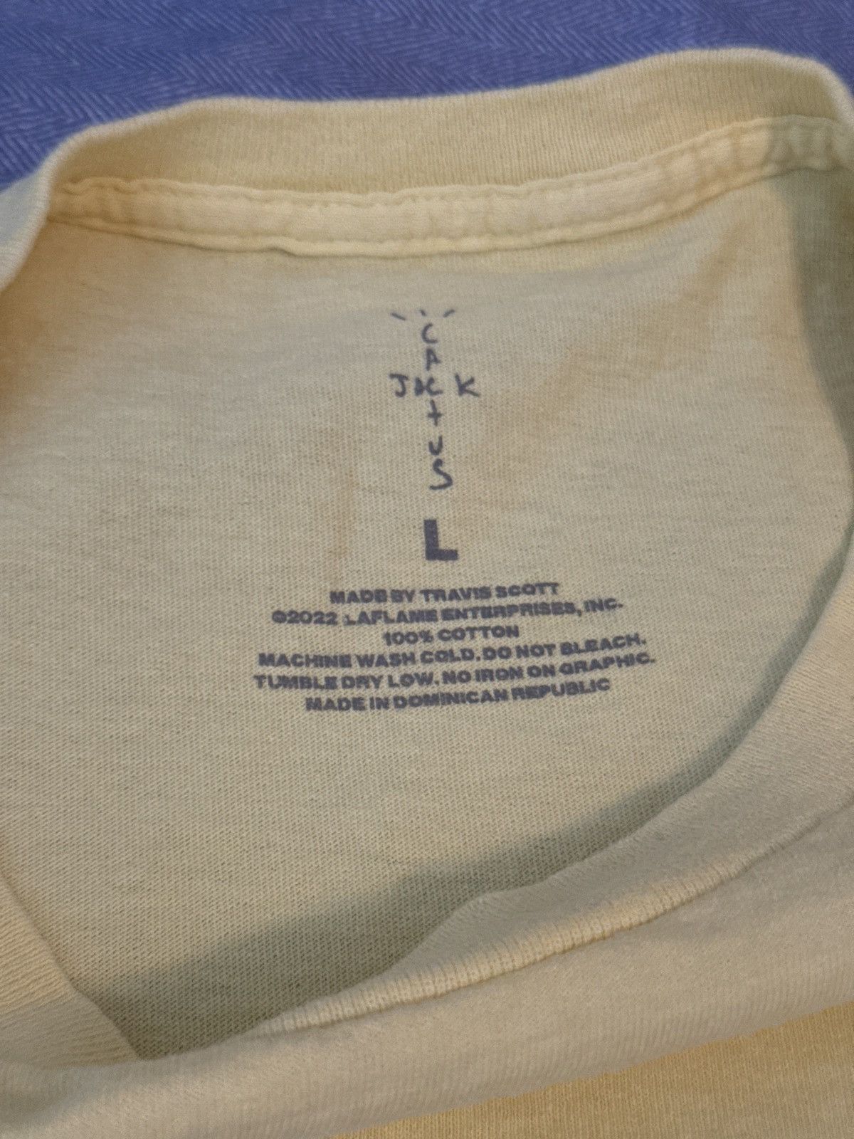 Travis Scott Road to Utopia Cactus Jack T-Shirt Las Vegas Exclusive Size US L / EU 52-54 / 3 - 3 Thumbnail