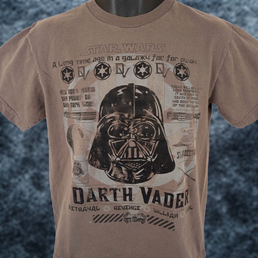 Star Wars Star Wars T Shirt Mens Small Brown Darth Vader Shirt Size US S / EU 44-46 / 1 - 1 Thumbnail