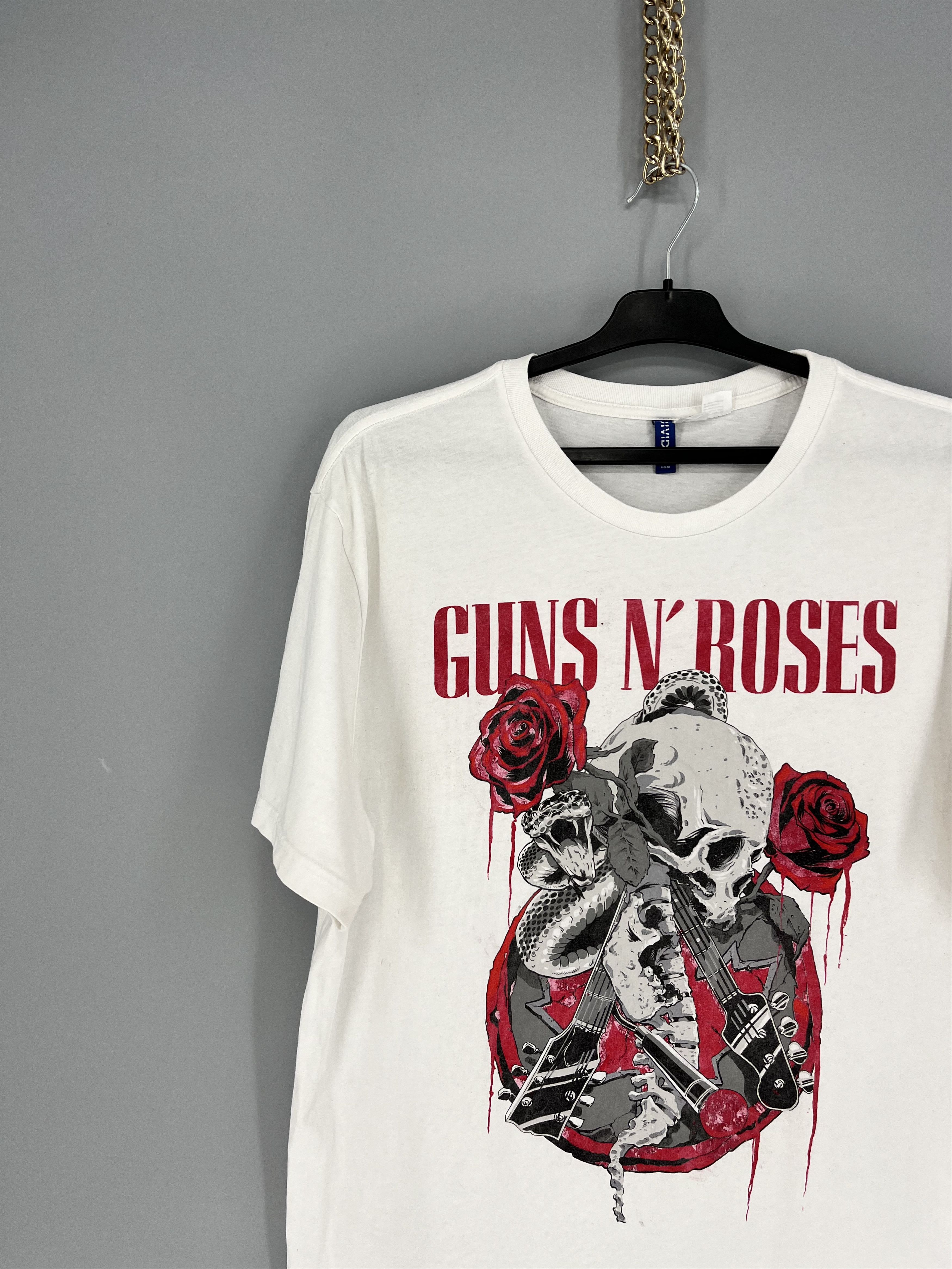 Japanese Brand × Vintage Vintage Y2K Guns And Roses World Tour Band Rock Meta Size US XL / EU 56 / 4 - 4 Thumbnail