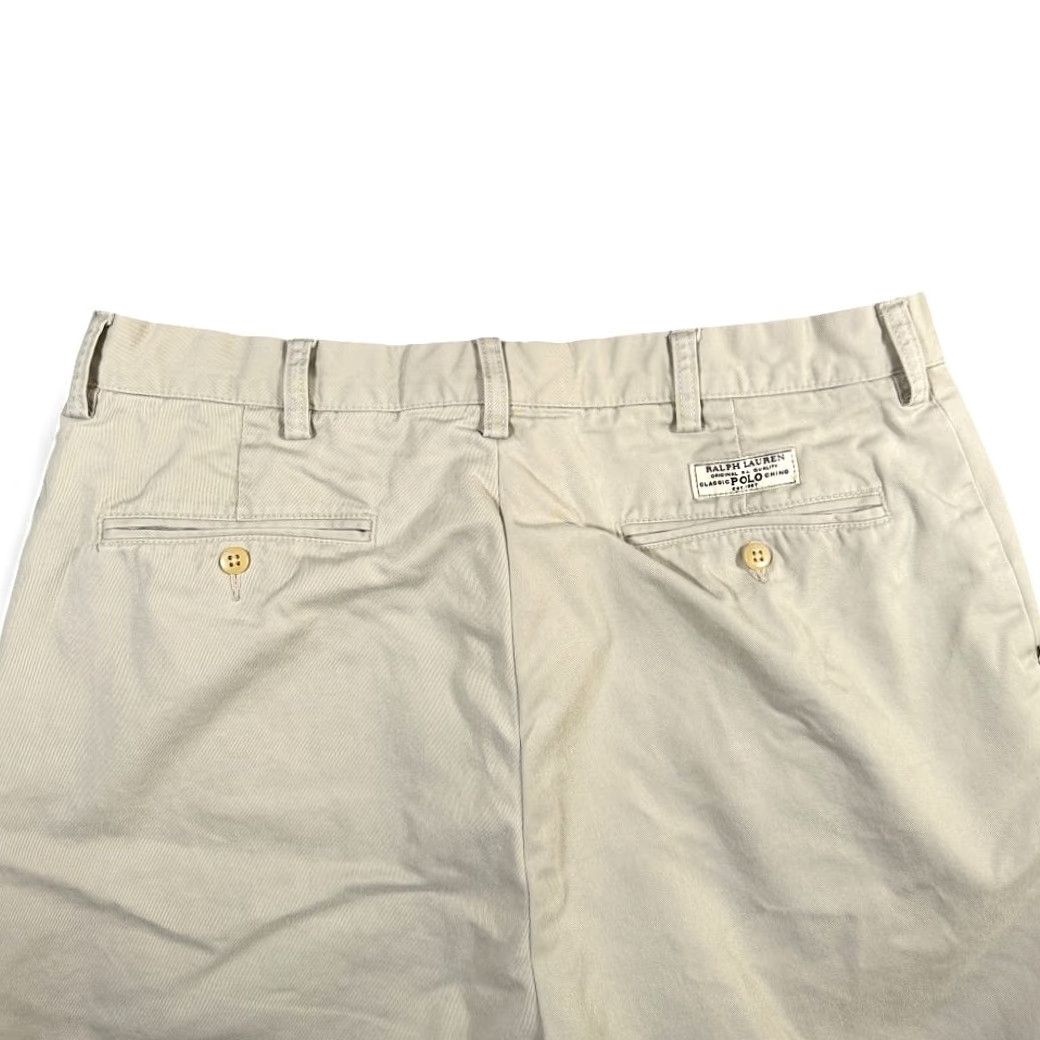 Polo Ralph Lauren VINTAGE Polo Ralph Lauren Prospect Pants Mens 35x30 Brown Khaki Tan 90s Preppy Logo Chino Casual Cotton Pants Mens Regular 35 Inseam 30 Size US S / EU 44-46 / 1 - 7 Thumbnail