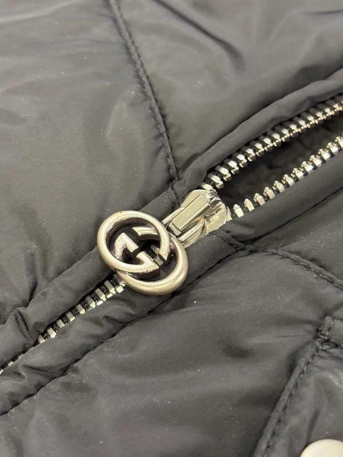 Gucci 2000s Gucci Black Nylon Quilted Puffer Jacket Size US S / EU 44-46 / 1 - 8 Thumbnail