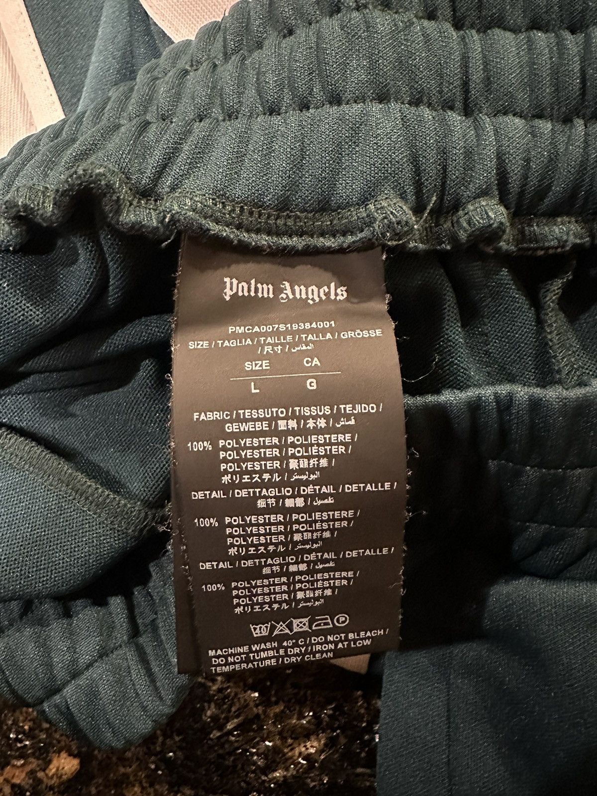 Palm Angels Palm Angels Forest Green Striped Track Pants Size US 34 / EU 50 - 9 Thumbnail