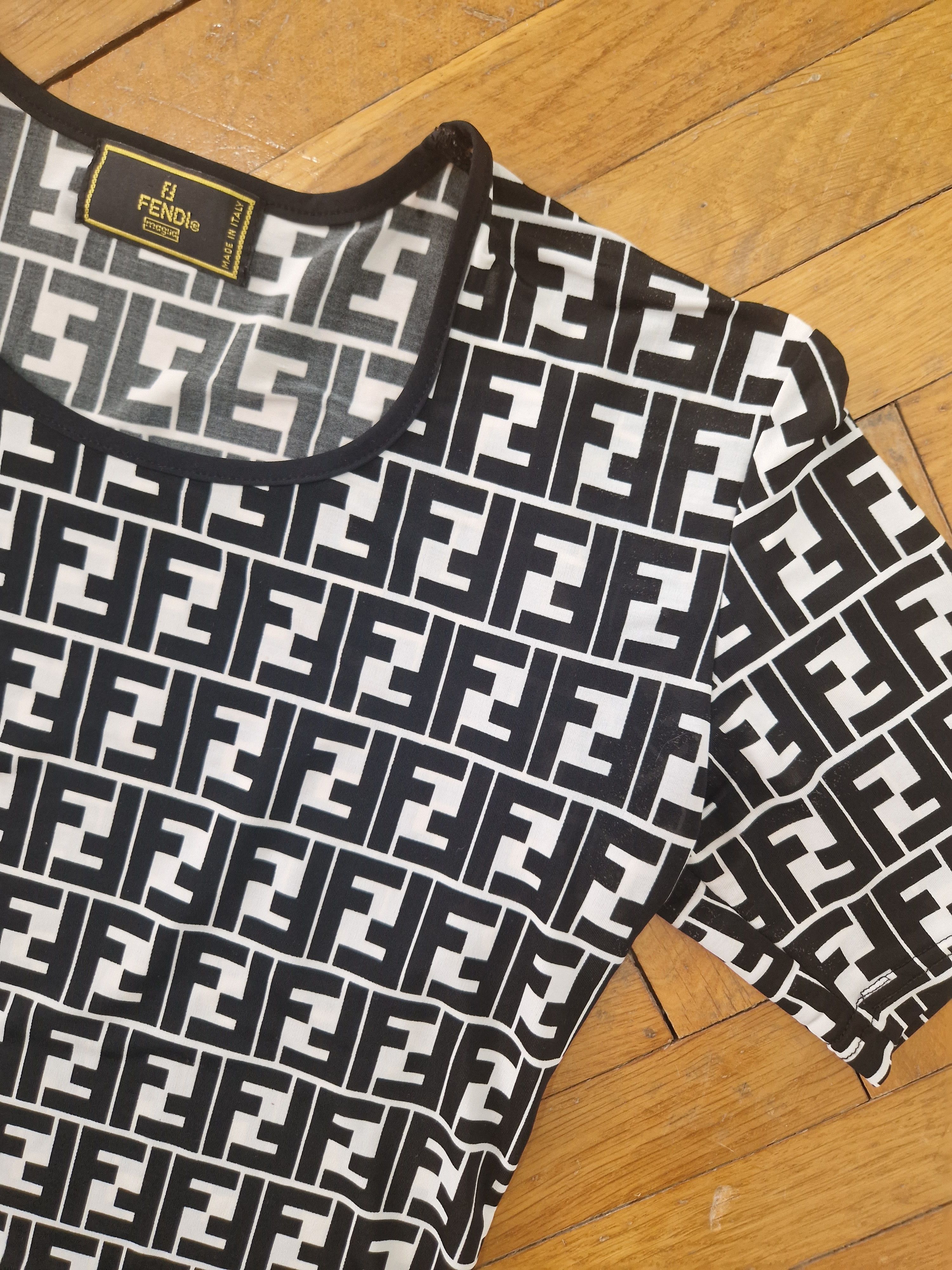 Fendi vintage zucca monogram top