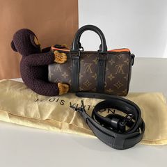 Louis Vuitton Virgil Abloh Blue Vintage Monogram Coated Canvas Everyday LV  Keepall Bandoulière 55 Silver Hardware, 2021 Available For Immediate Sale  At Sotheby's