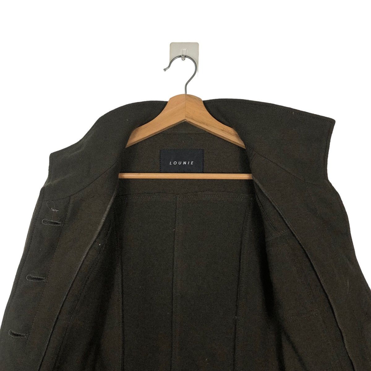 Japanese Brand Cropped Biker Jacket Wool Lounie Japan Bondage Issey Miyake Size M / US 6-8 / IT 42-44 - 14 Thumbnail