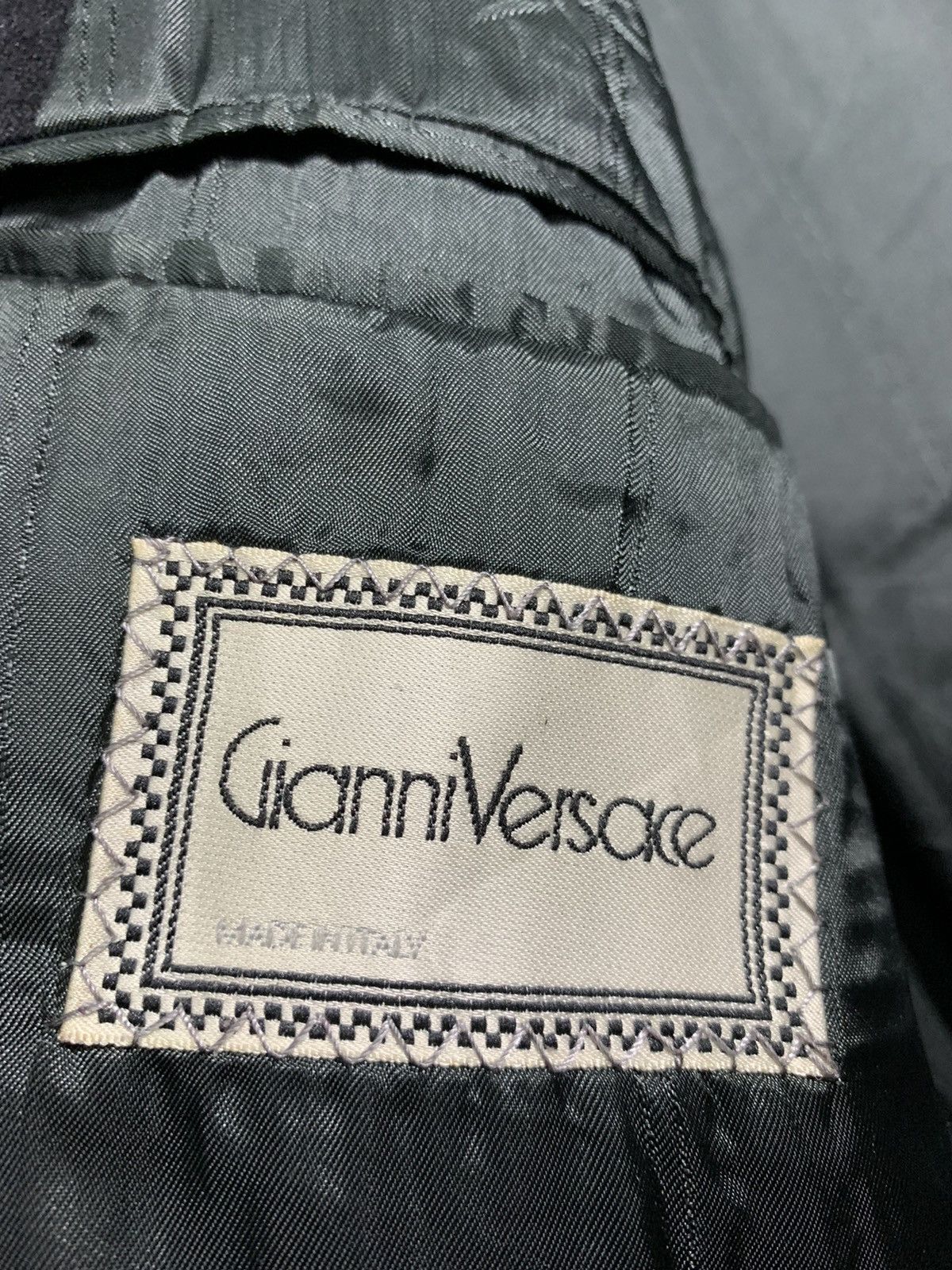 Versace 🔥G.VERSACE WOOL/CASHMERE OVERCOATS JACKET Size US L / EU 52-54 / 3 - 10 Thumbnail