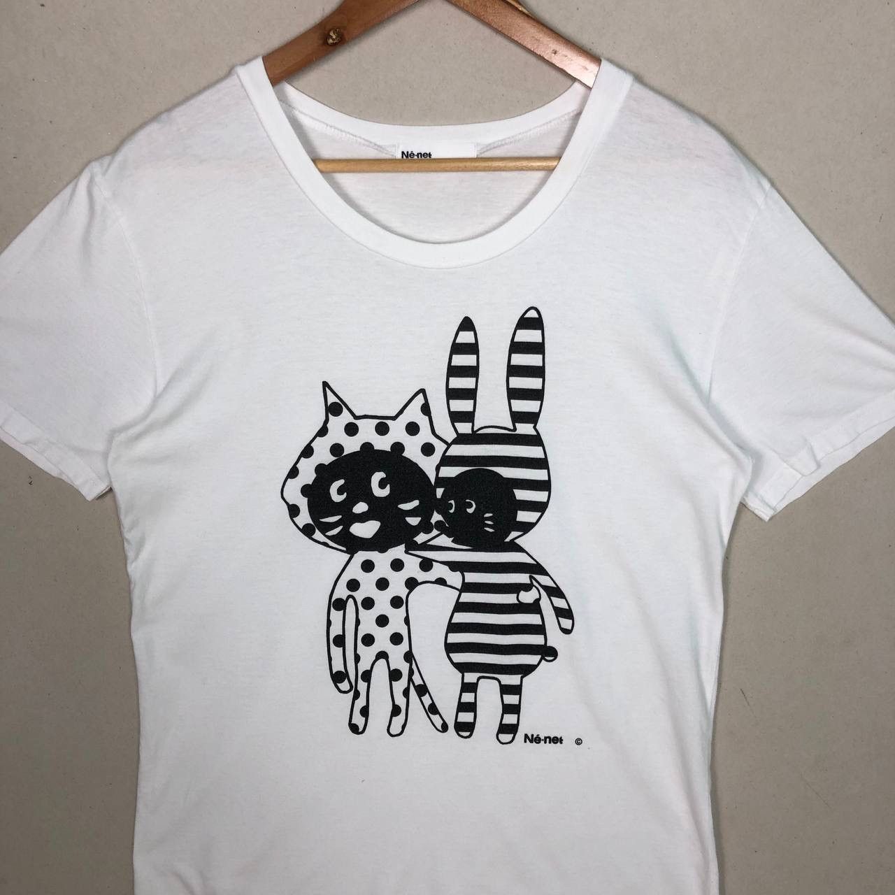Issey Miyake Issey Miyake Ne-net Cat Prison Printed Tee Shirt Size US M / EU 48-50 / 2 - 3 Thumbnail