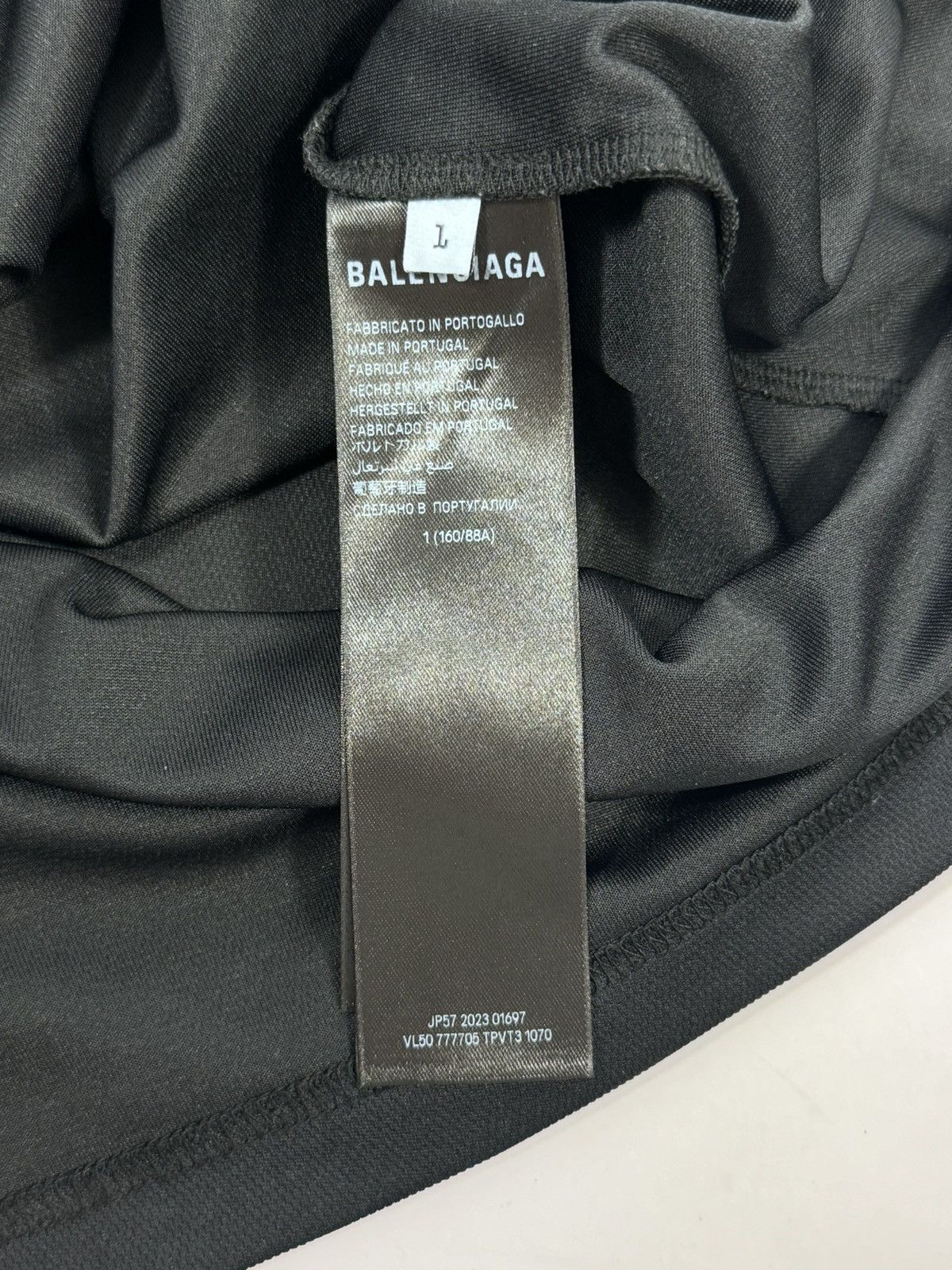 Balenciaga FOOTBALL JERSEY LOGO PRINT T-SHIRT Size US L / EU 52-54 / 3 - 6 Thumbnail