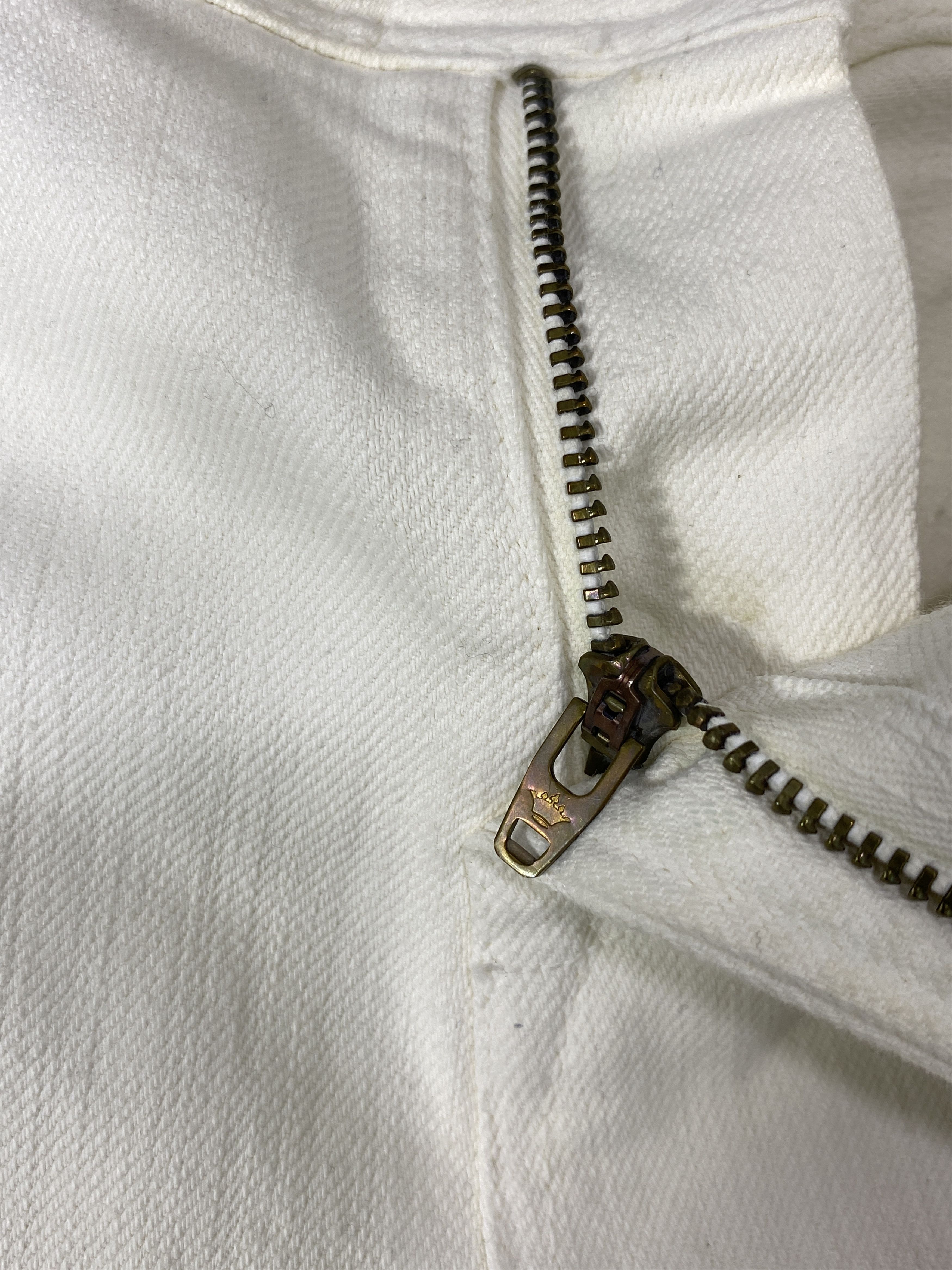 Japanese Brand Brappers Lasting Comfort White Flare Jeans-J1059 Size 27" / US 4 / IT 40 - 8 Thumbnail