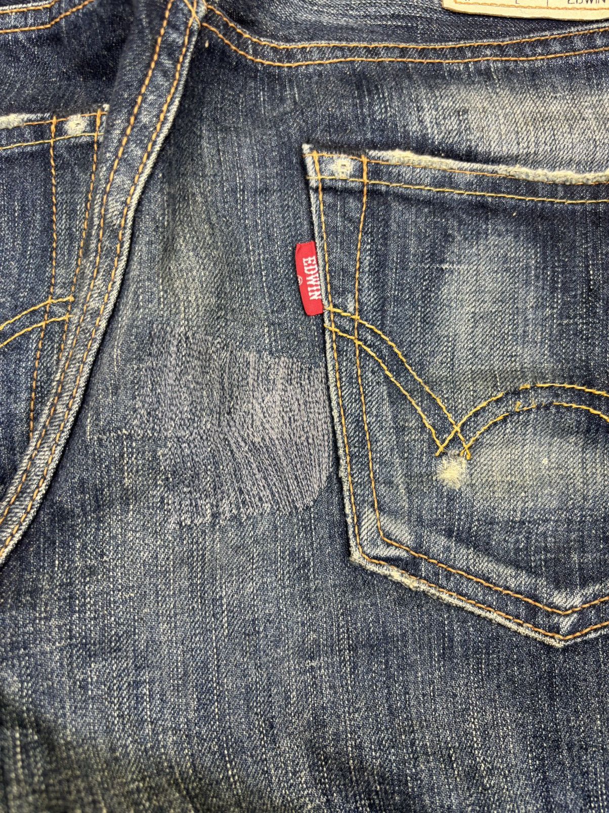 Edwin 💥Rebel Patchwork💥Edwin Painter Distressed Denim F772 Size US 32 / EU 48 - 18 Thumbnail
