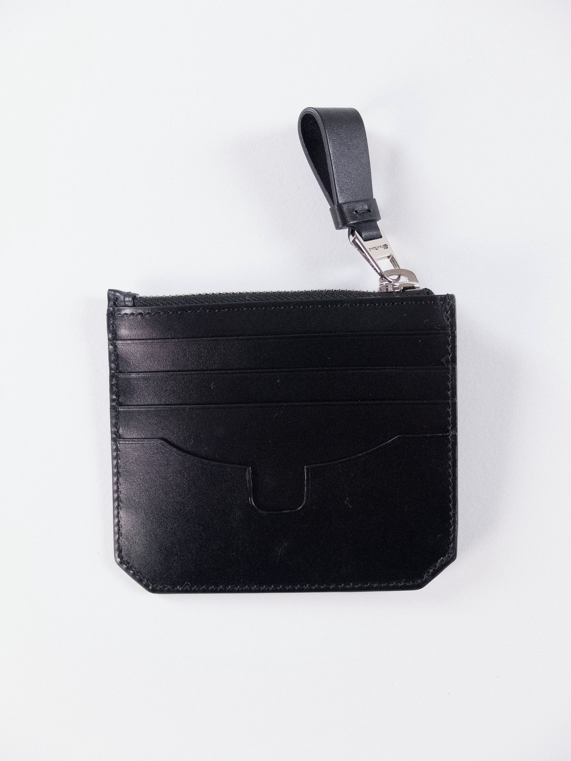 Santoni SANTONI black leather zipped large card wallet authentic Size ONE SIZE - 3 Thumbnail