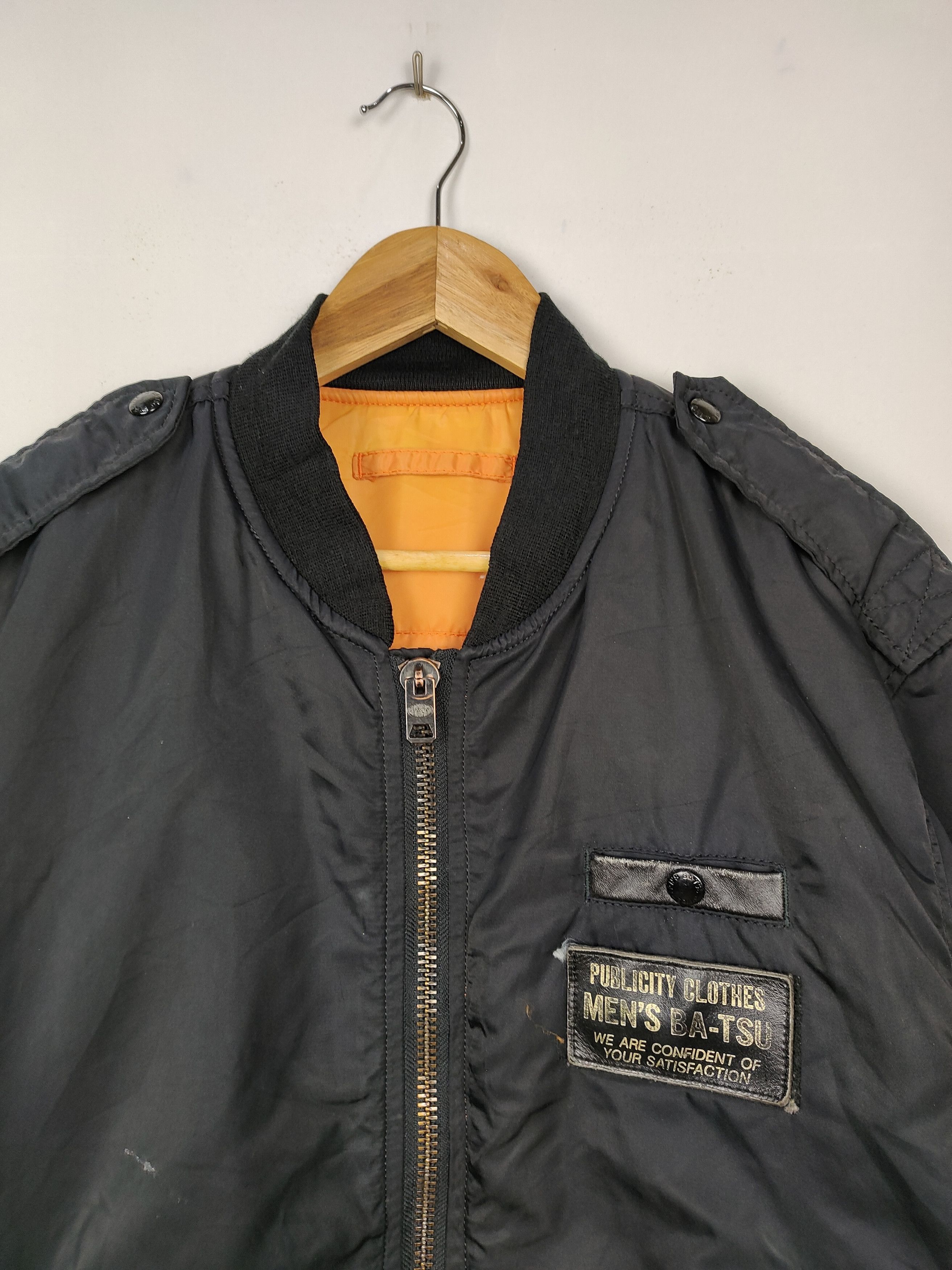 Japanese Brand AW1988 Men's BA-TSU Bomber Jacket & Pashu Shin Shirt Size US L / EU 52-54 / 3 - 2 Thumbnail