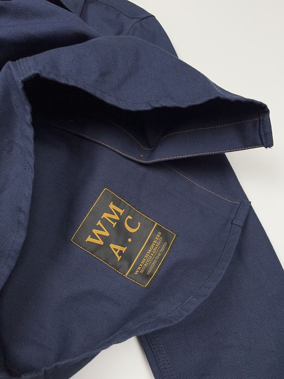 Wrenchmonkees Denim Work Detroit Jacket Motorcycle Bike