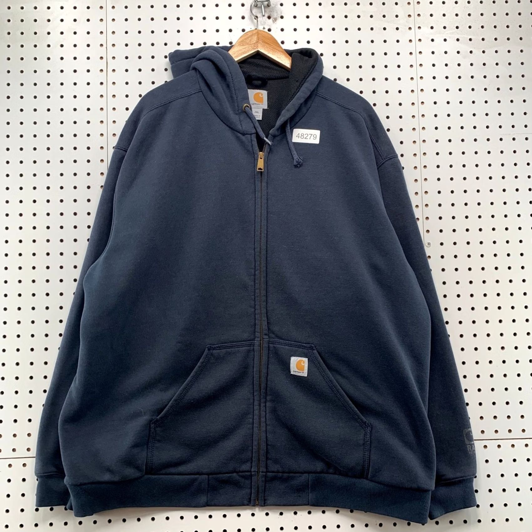 Carhartt Carhartt Hoodie Sweatshirt Mens 2XL Thermal Lined Heavyweight Workwear Zip Up Beige Size US XXL / EU 58 / 5 - 2 Thumbnail