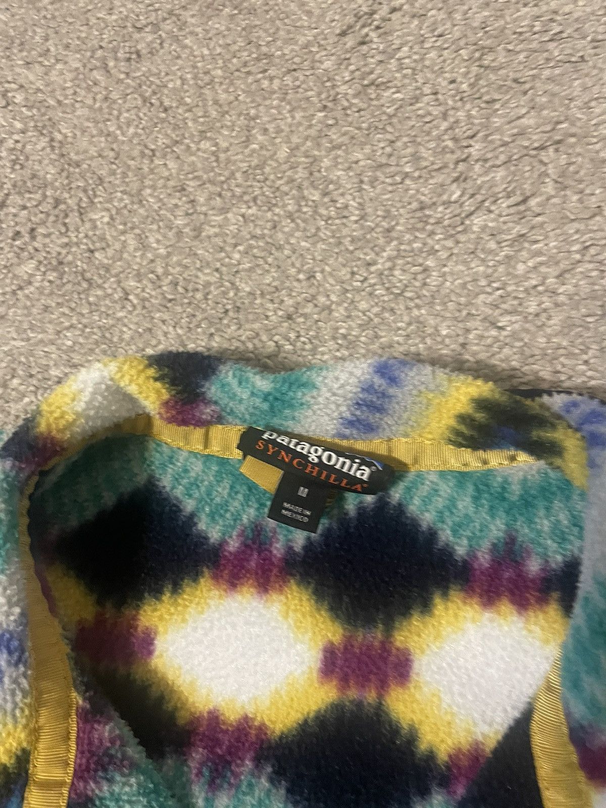 Patagonia Patagonia Synchilla Aztec Fleece Size Medium Timber Twist Size M / US 6-8 / IT 42-44 - 2 Thumbnail