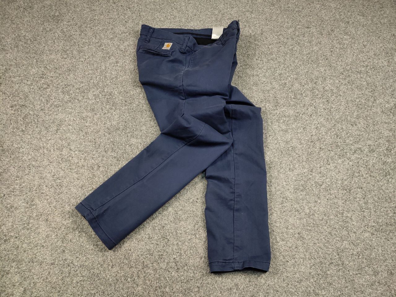 Carhartt Vintage 90's Carhartt Dark Blue Sid Trousers Pants Size US 33 - 2 Thumbnail
