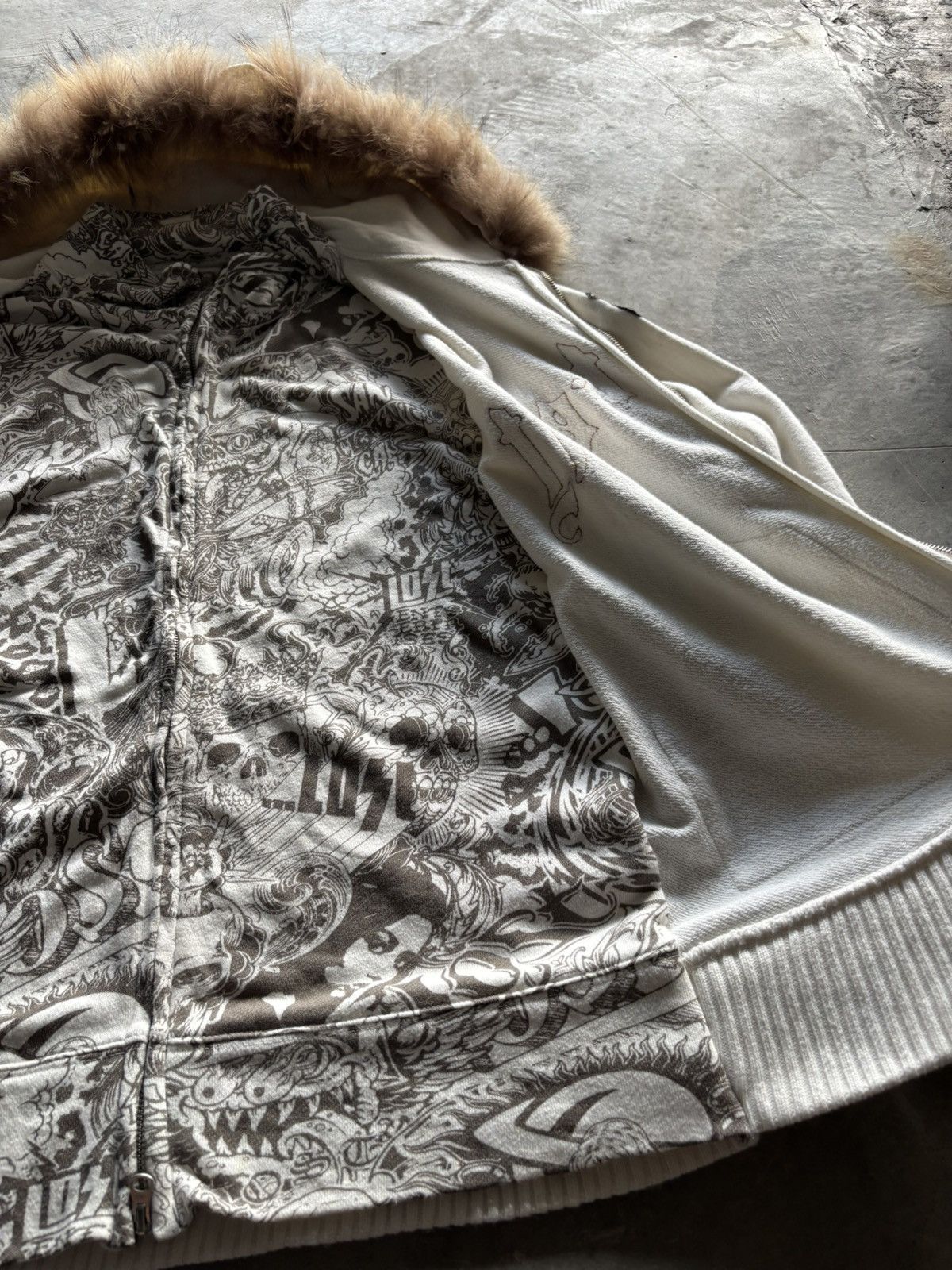 20471120 × Hysteric Glamour × Lost Enterprises faux fur lost enterprises layered hoodie ifsixwasnine lgb Size US XL / EU 56 / 4 - 10 Thumbnail