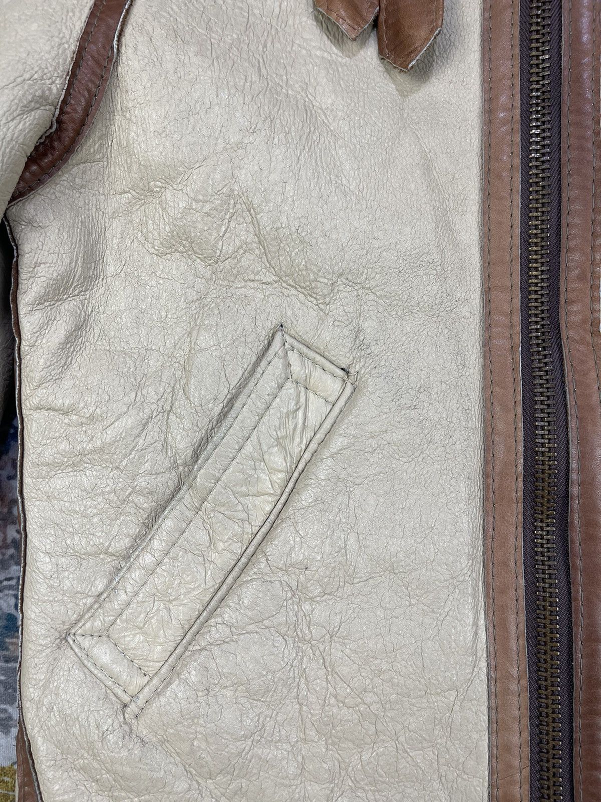 Schott Vtg Schott USAAF Type B-3 Shearling Bombers Size US XXS / EU 40 - 9 Thumbnail
