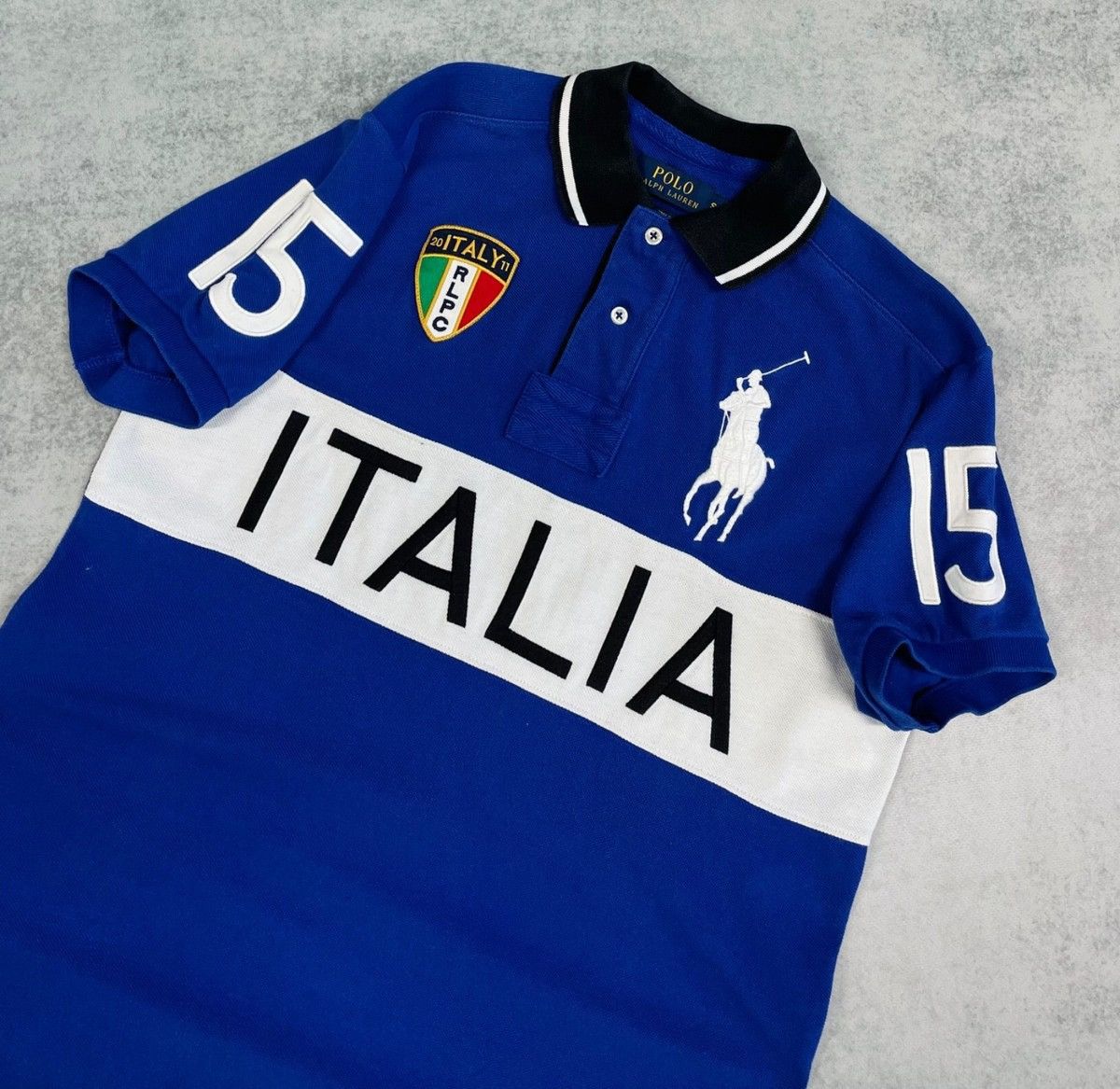 Polo Ralph Lauren Italia Polo Ralph Lauren big central logo Italy number 15 Size US M / EU 48-50 / 2 - 2 Thumbnail