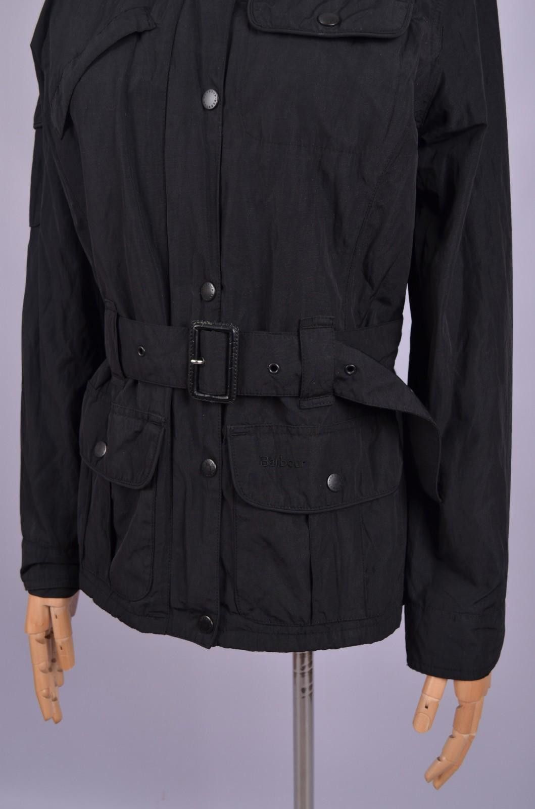 Barbour Womens Barbour Steel Amelia Belted Nylon Jacket Sz UK10 US6 Size M / US 6-8 / IT 42-44 - 4 Thumbnail