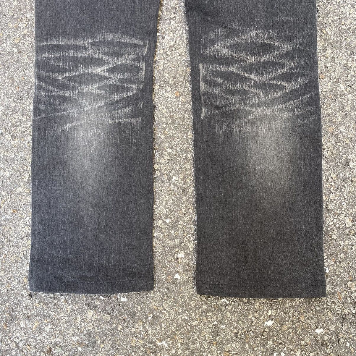 Hysteric Glamour MCD Jeans Embroidered Punk Style Denim Size US 30 / EU 46 - 3 Thumbnail