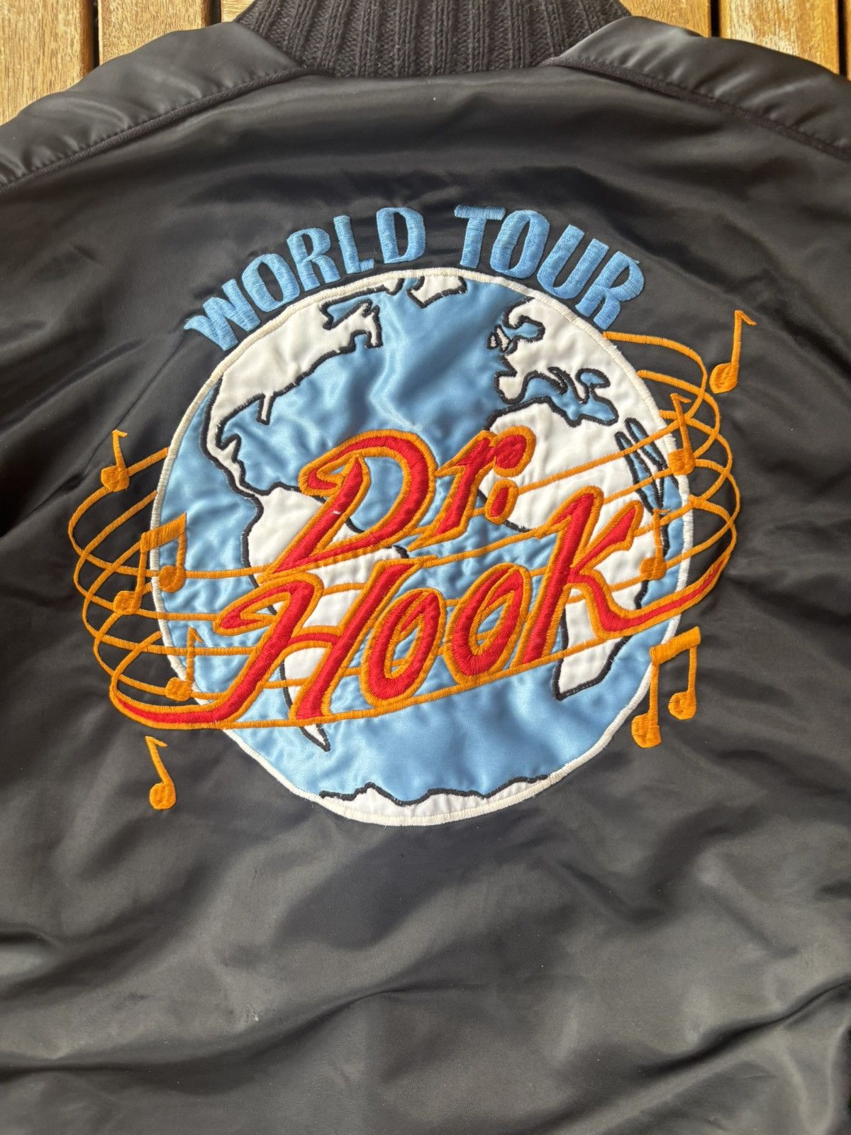 Vintage vintage dr hook tour nylon bomber jacket 70s/80s Size US M / EU 48-50 / 2 - 3 Thumbnail
