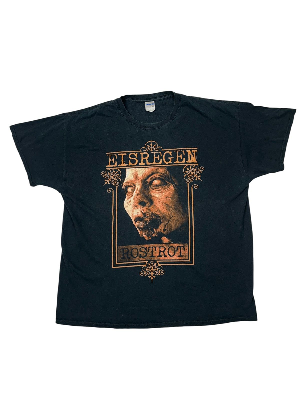 Band Tees × Vintage Vintage 00s Eisregen Rostrot T-shirt Cradle of Filth Style Size US XL / EU 56 / 4 - 1 Thumbnail