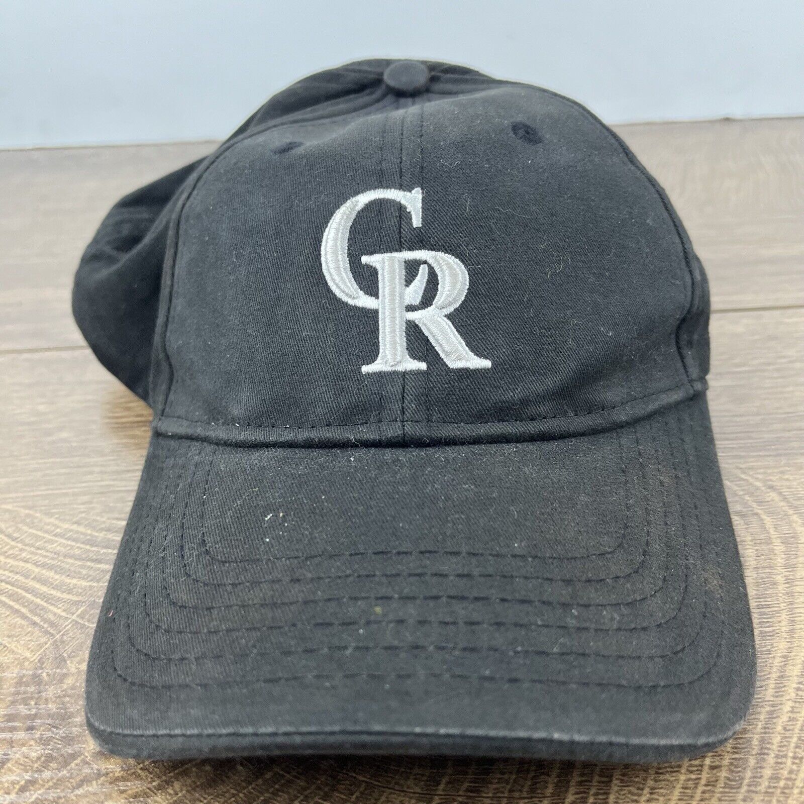 Other Colorado Rockies MLB Hat Black Cap Hat Adjustable Hat Black Size ONE SIZE - 5 Thumbnail