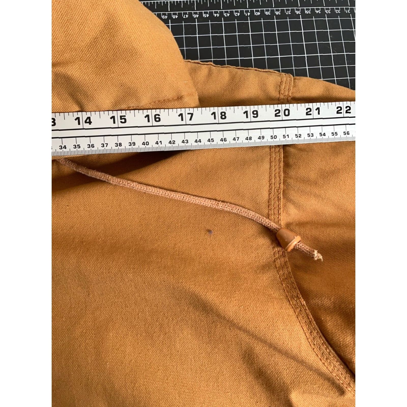 Vintage VINTAGE Edge Ten West Jacket Bomber Hoodie Zip Up Work Brown Brown CN Canvas Adult Large Mens Casual 90s Grunge Retro Size US L / EU 52-54 / 3 - 7 Thumbnail
