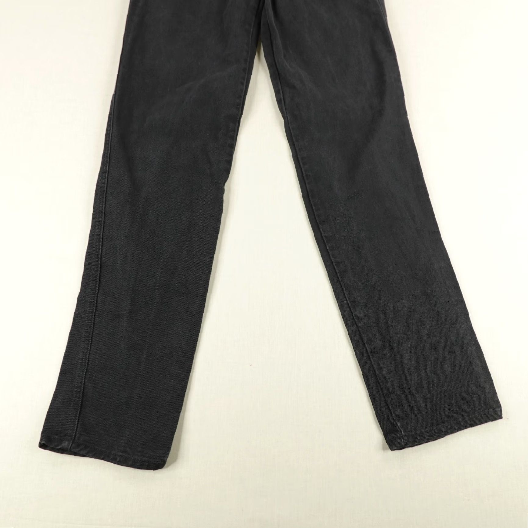 Vintage Rockies Jeans Womens 30 Black Denim High Rise Cowboy Straight Jeans Size 26" / US 2 / IT 38 - 3 Thumbnail