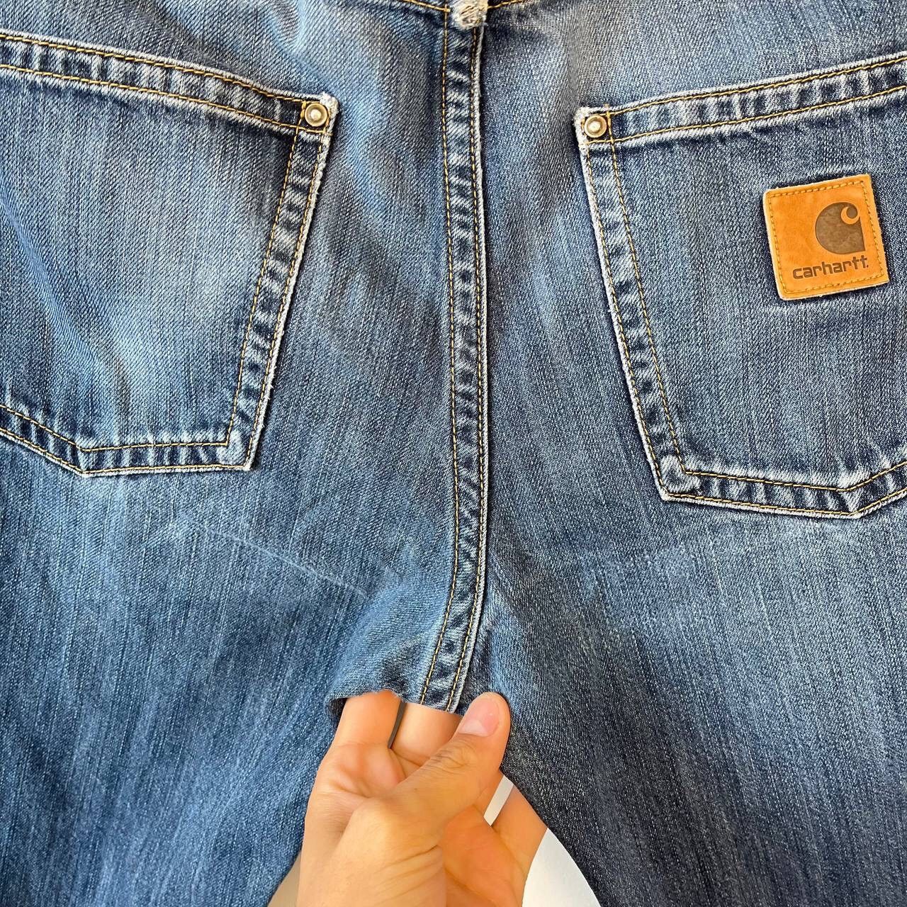 Carhartt Vintage Carhartt Baggy Denim Jeans Shorts Slim Pant Size US 33 - 15 Thumbnail