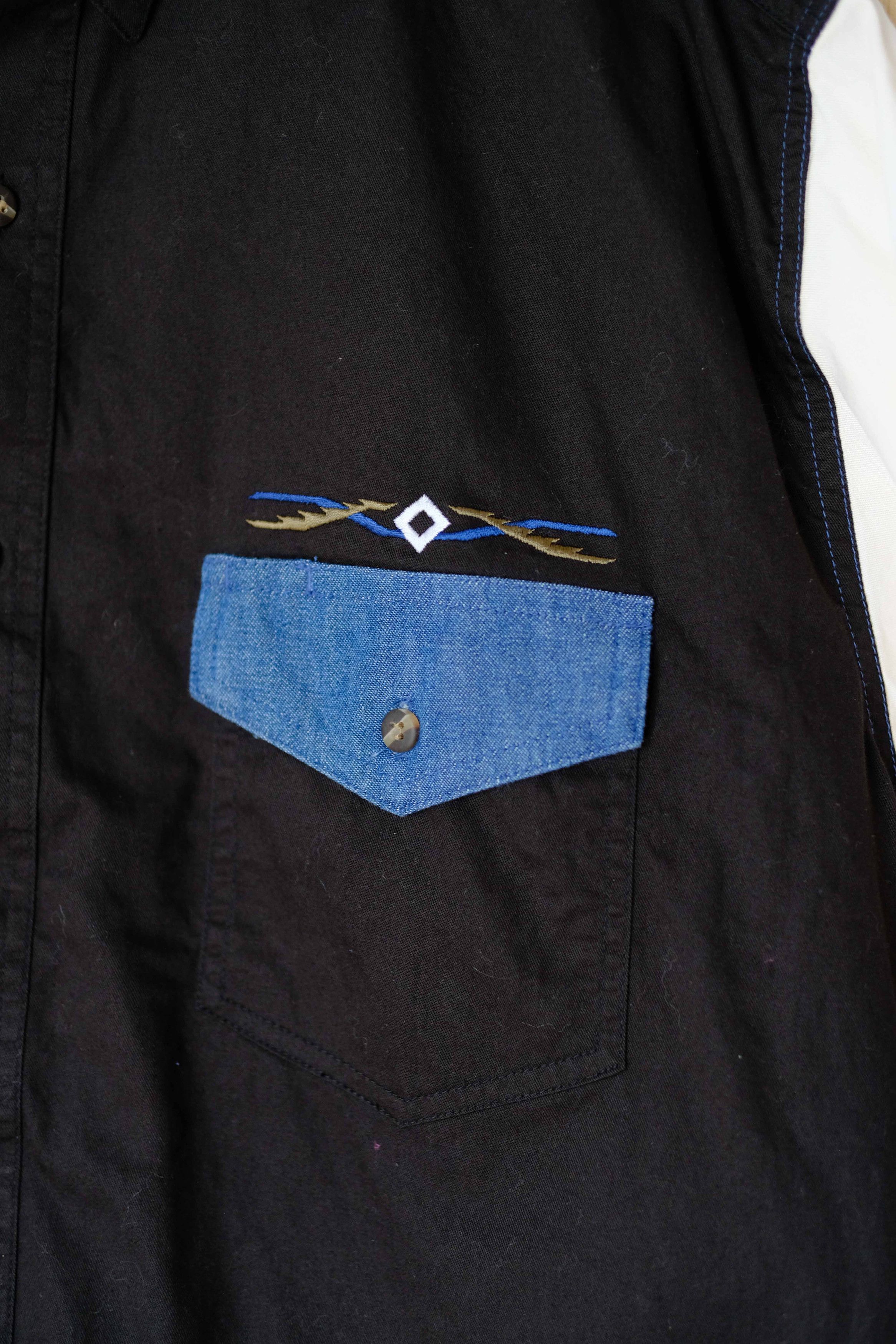Express Express Rider shirt asymmetrical pattern Size US L / EU 52-54 / 3 - 4 Thumbnail