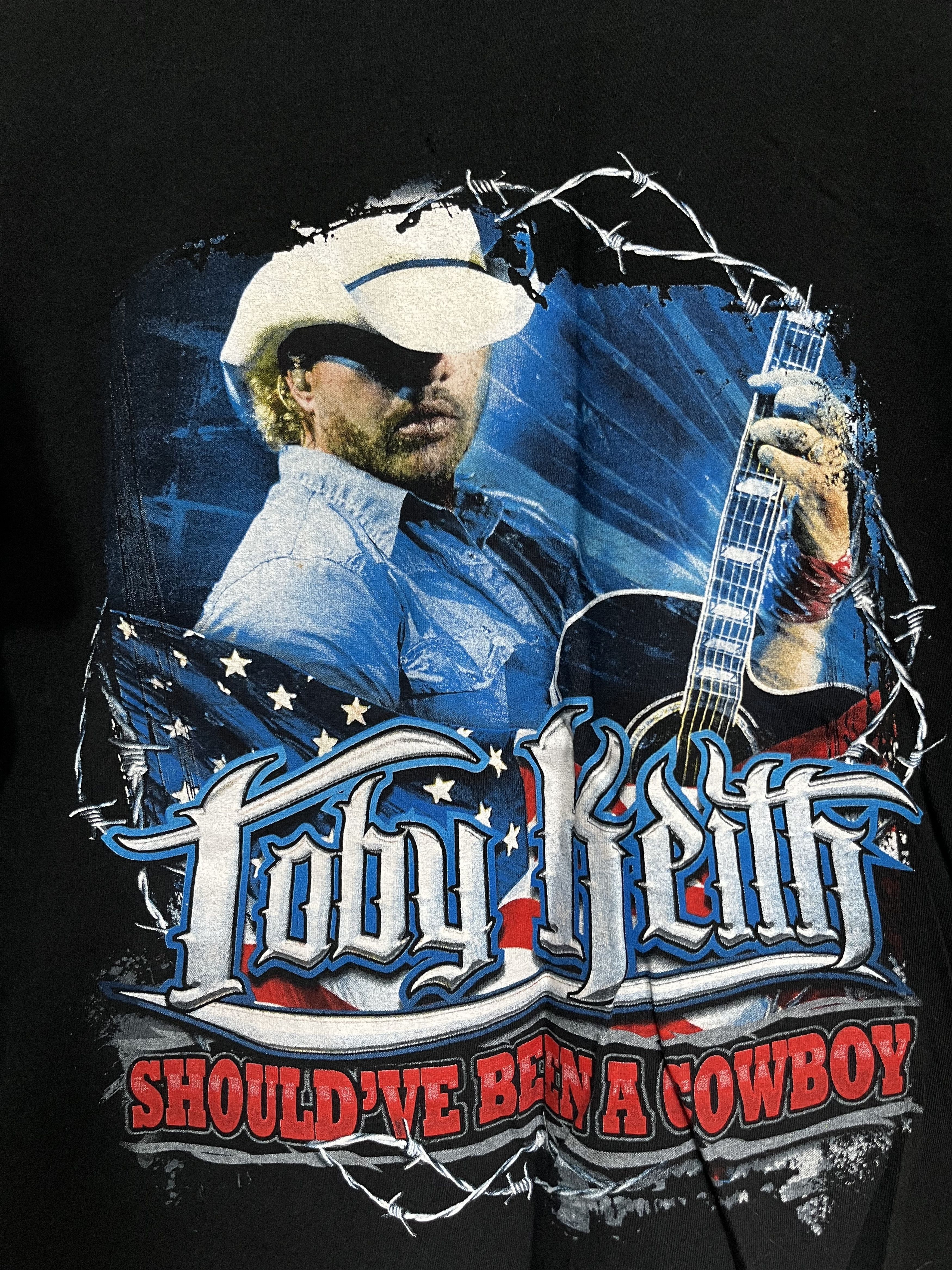 Gildan Toby Keith "Should've Been a Cowwboy XXV Tour 2018" Black L Size US L / EU 52-54 / 3 - 2 Thumbnail