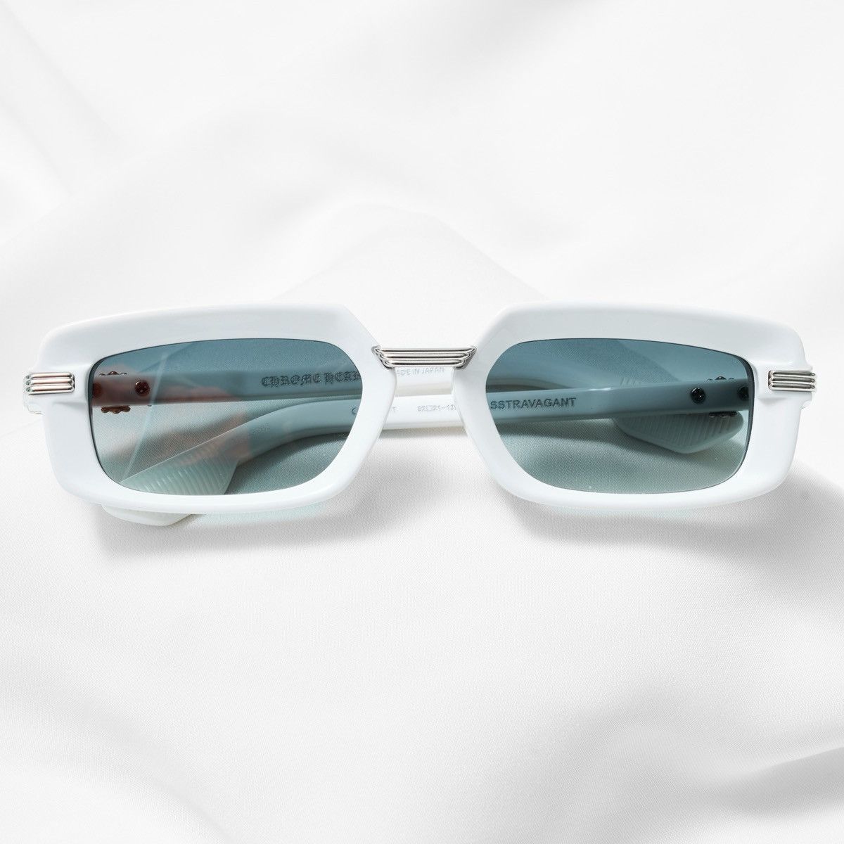 Chrome Hearts CHROME HEARTS ASSTRAVAGANT WHITE SUNGLASSES Size ONE SIZE - 6 Thumbnail