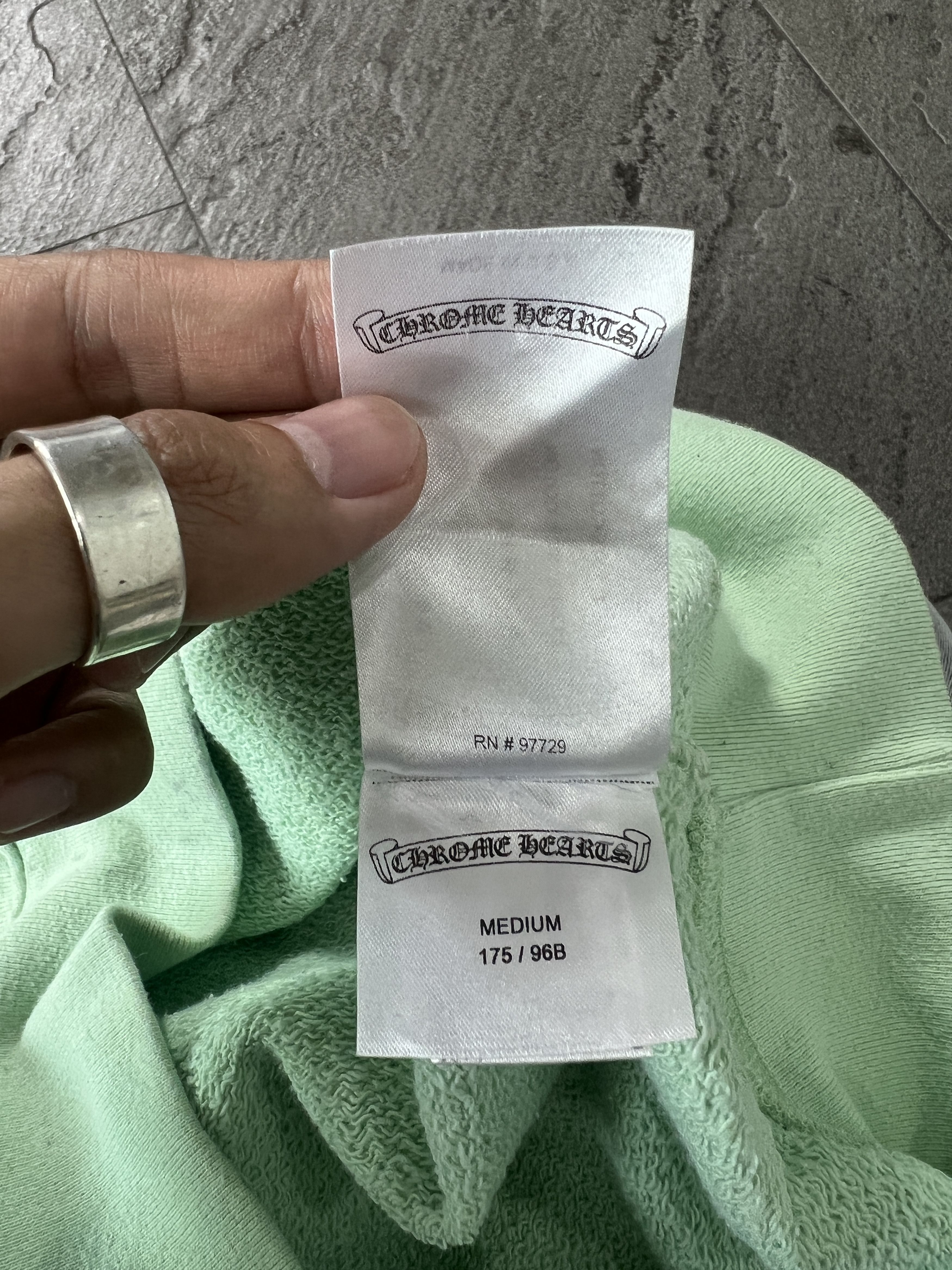 Chrome Hearts Chrome Hearts Matty Boy Mint Green Graphic Sweatshirt Size US M / EU 48-50 / 2 - 14 Thumbnail