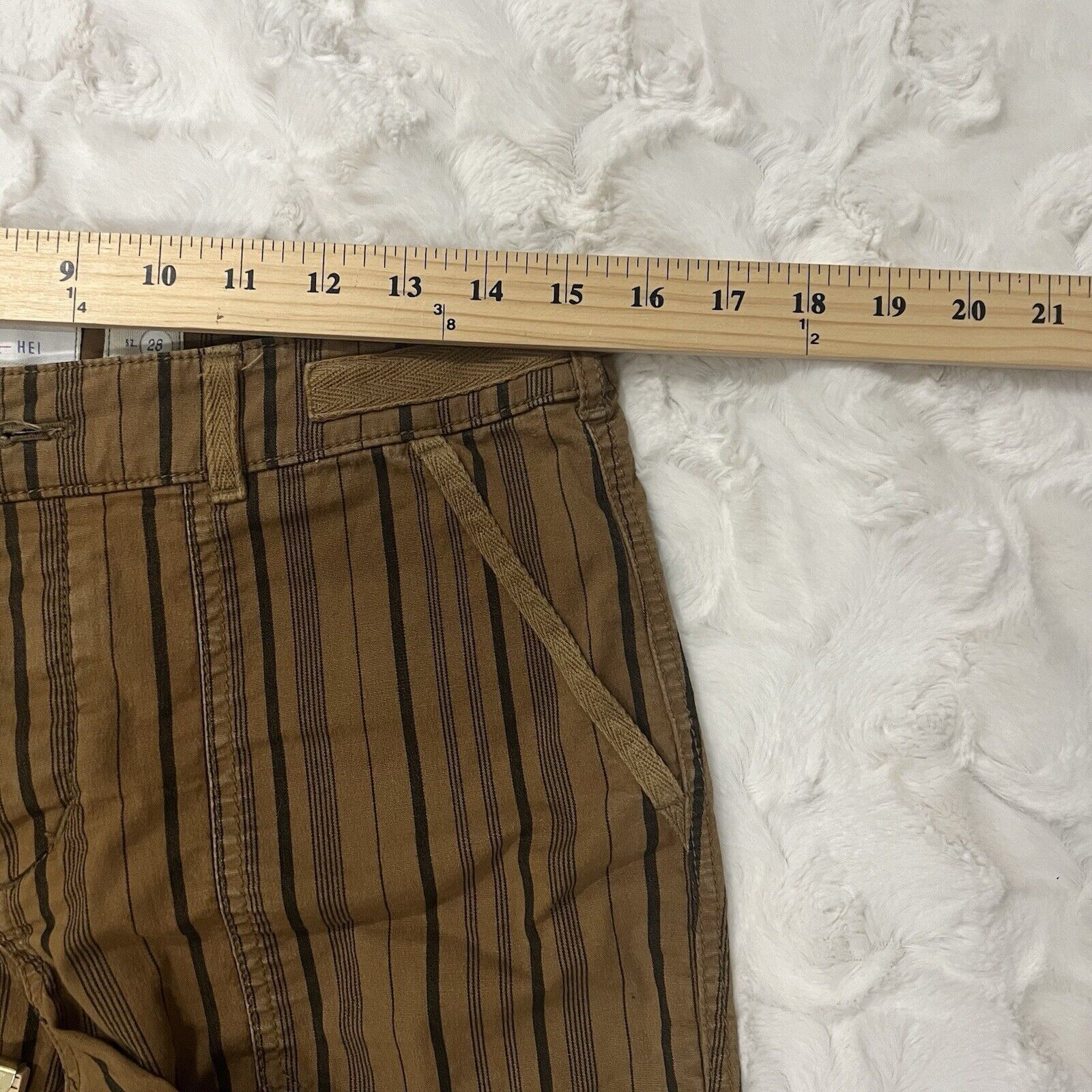 Anthropologie Hei Hei Anthropologie The Wanderer Size 28 Striped Pants Size 28" / US 6 / IT 42 - 7 Thumbnail