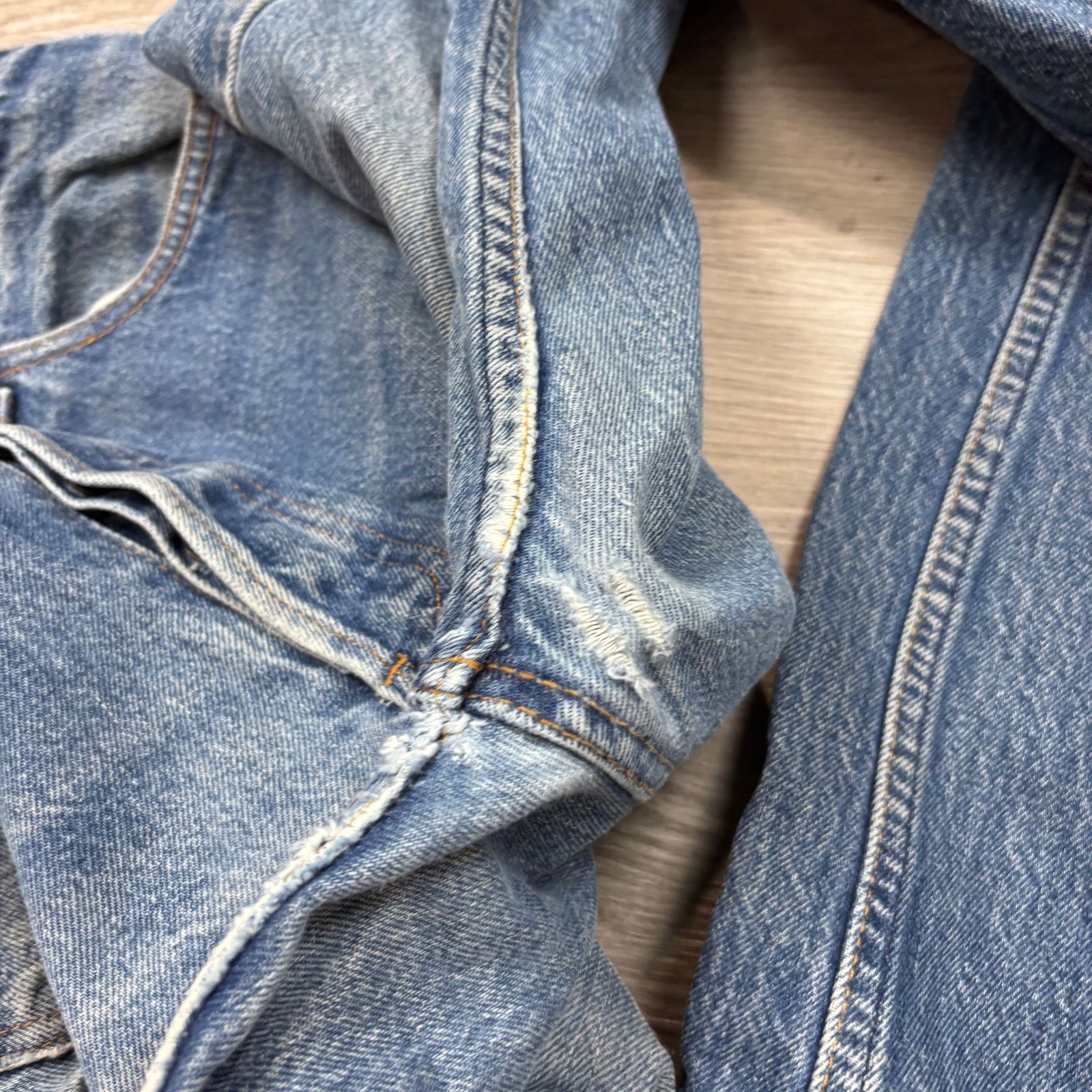 Levi's × Vintage VTG 80s Levi's 501 Straight Leg Jeans Made in USA 30x30 Size US 30 / EU 46 - 9 Thumbnail
