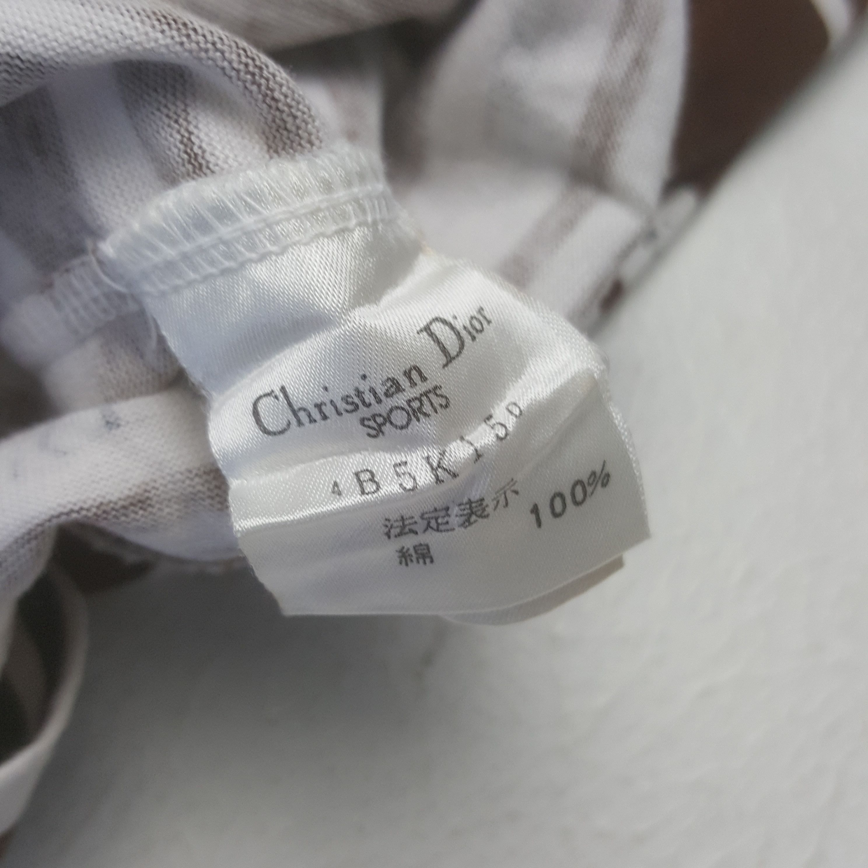 Christian Dior Monsieur × Vintage Vintage Christian Dior Italian Designer Stripe Tshirt Size US S / EU 44-46 / 1 - 8 Thumbnail