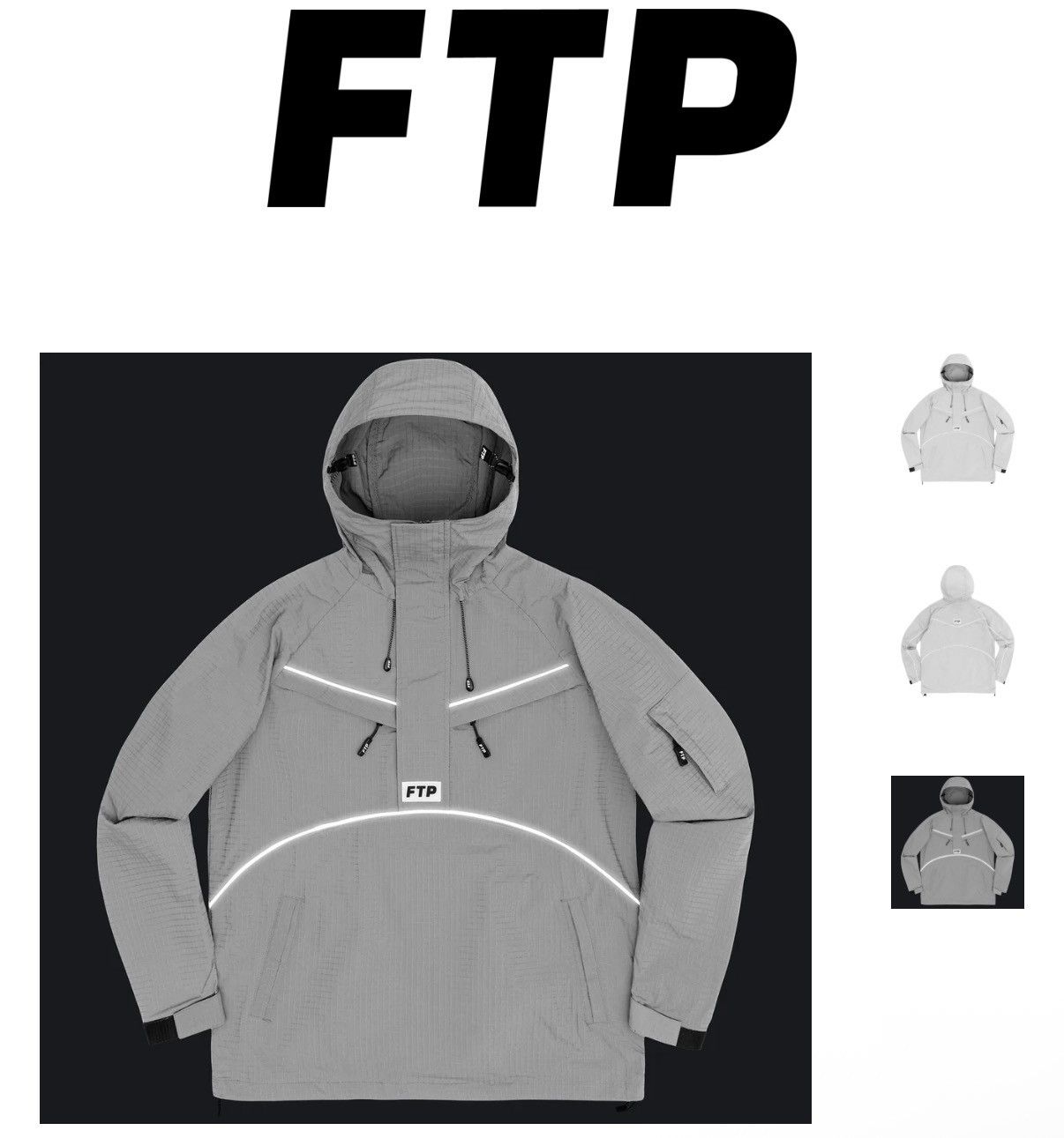 Fuck The Population FTP Piping Ripstop Anorak Size US L / EU 52-54 / 3 - 3 Thumbnail