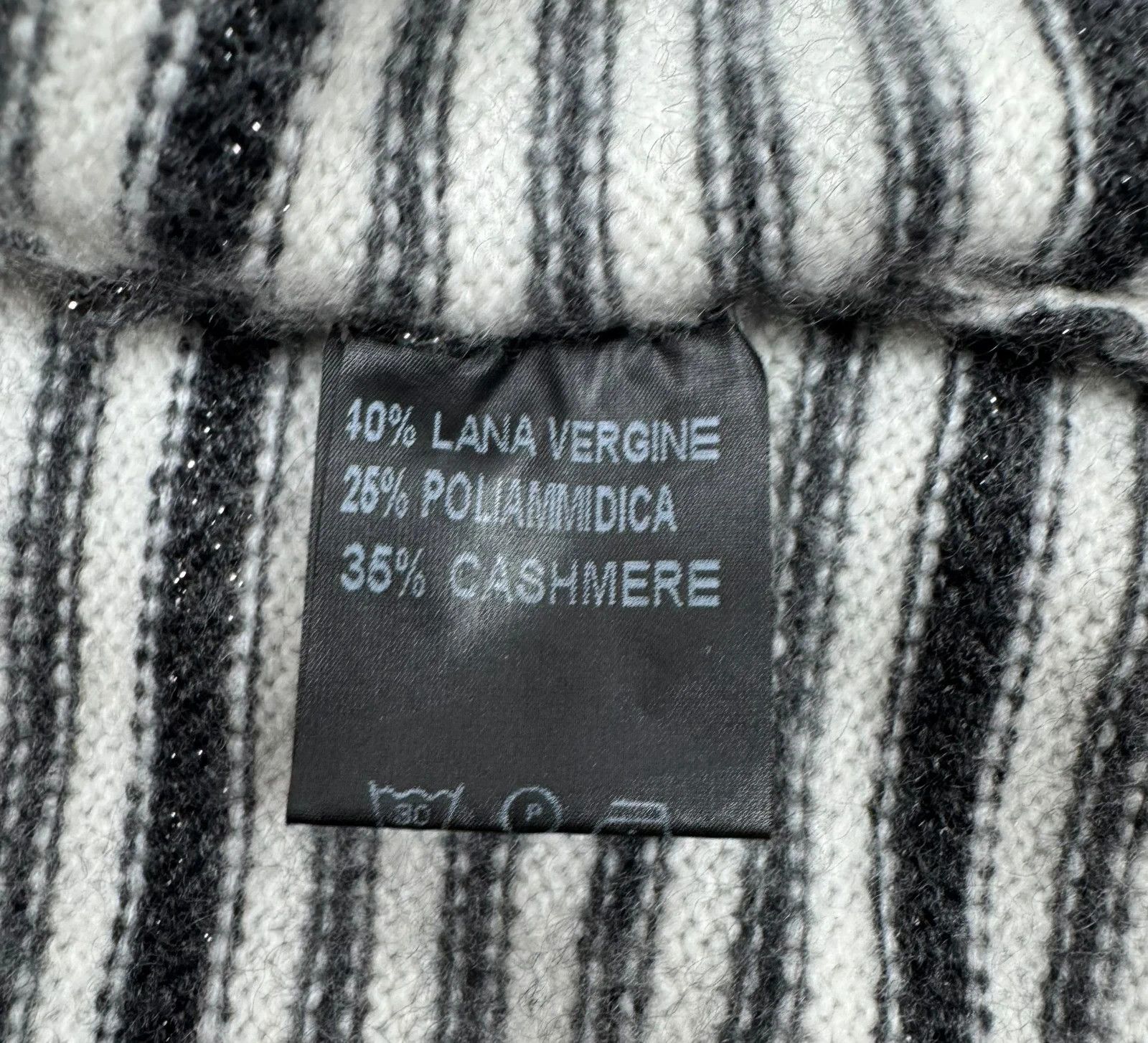 Other Bruno Manetti Striped Jumper V-Neck Wool Cashmere size 44 Size M / US 6-8 / IT 42-44 - 11 Thumbnail