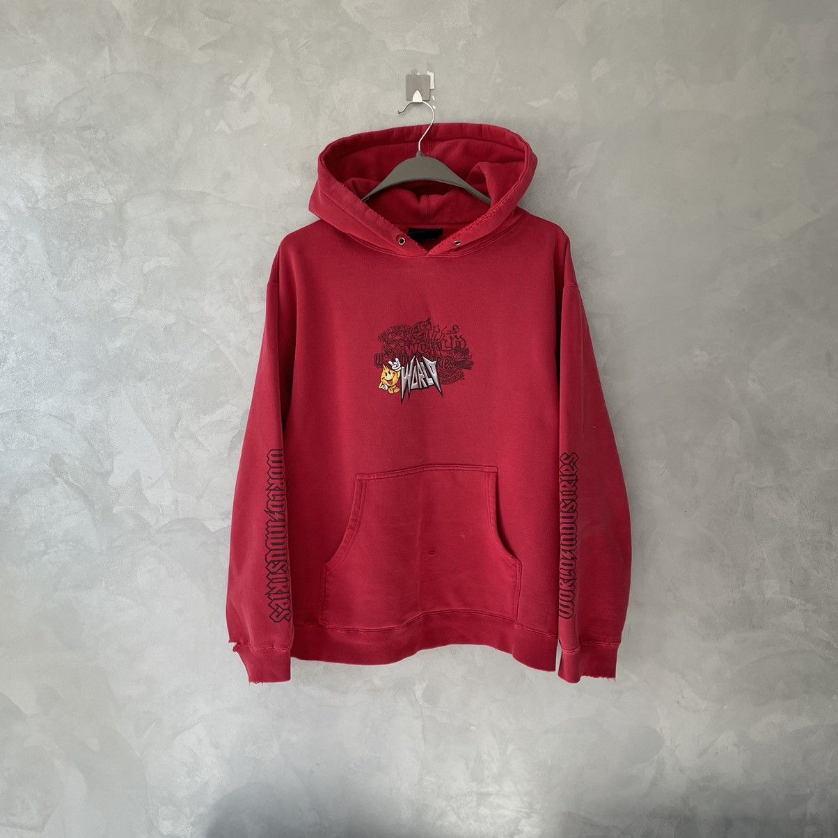 Hook-Ups 1997 World Industries Rare Vintage Distressed Skate Hoodie Size US M / EU 48-50 / 2 - 5 Thumbnail