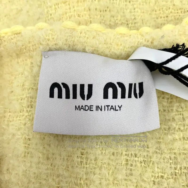 Miu Miu Miu Miu Yellow Wool Cardigan for Women . Size XS / US 0-2 / IT 36-38 - 6 Thumbnail