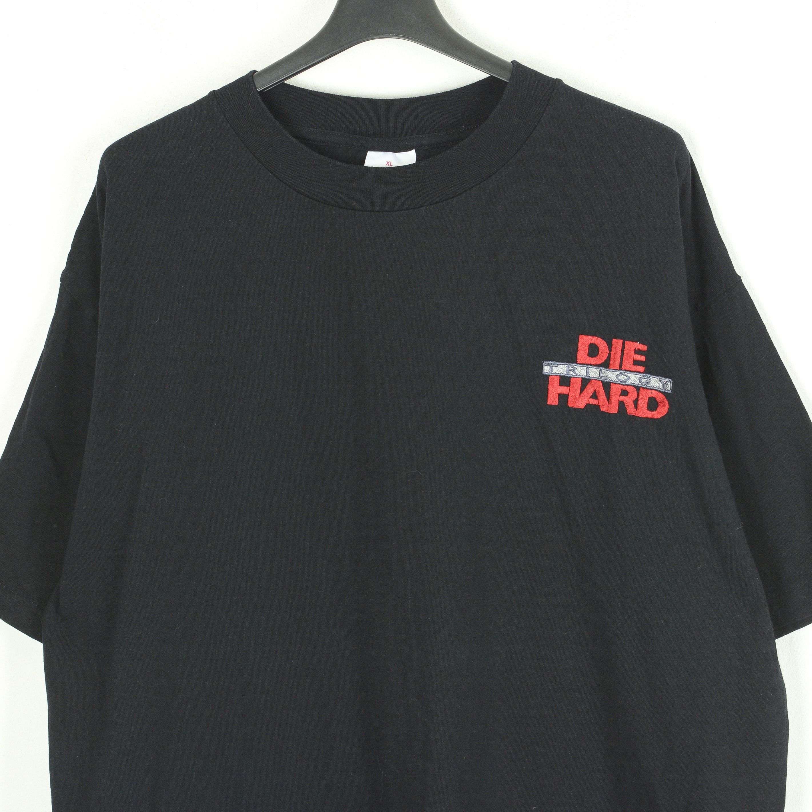 Other Die Hard Trilogy Men XL made in USA T-Shirt embroidery movie Size US XL / EU 56 / 4 - 2 Thumbnail