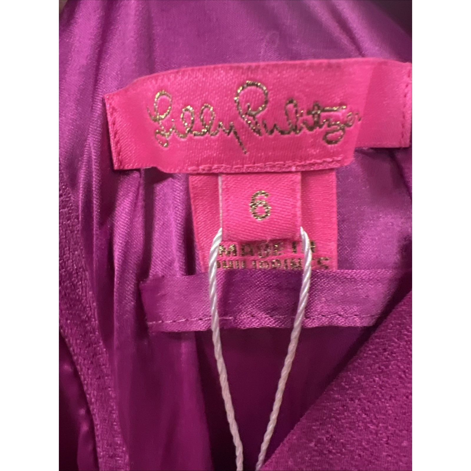 Lilly Pulitzer Lilly Pulitzer Kallie Ruffle Jumpsuit Berry Women’s Size 6 Size 28" / US 6 / IT 42 - 5 Thumbnail